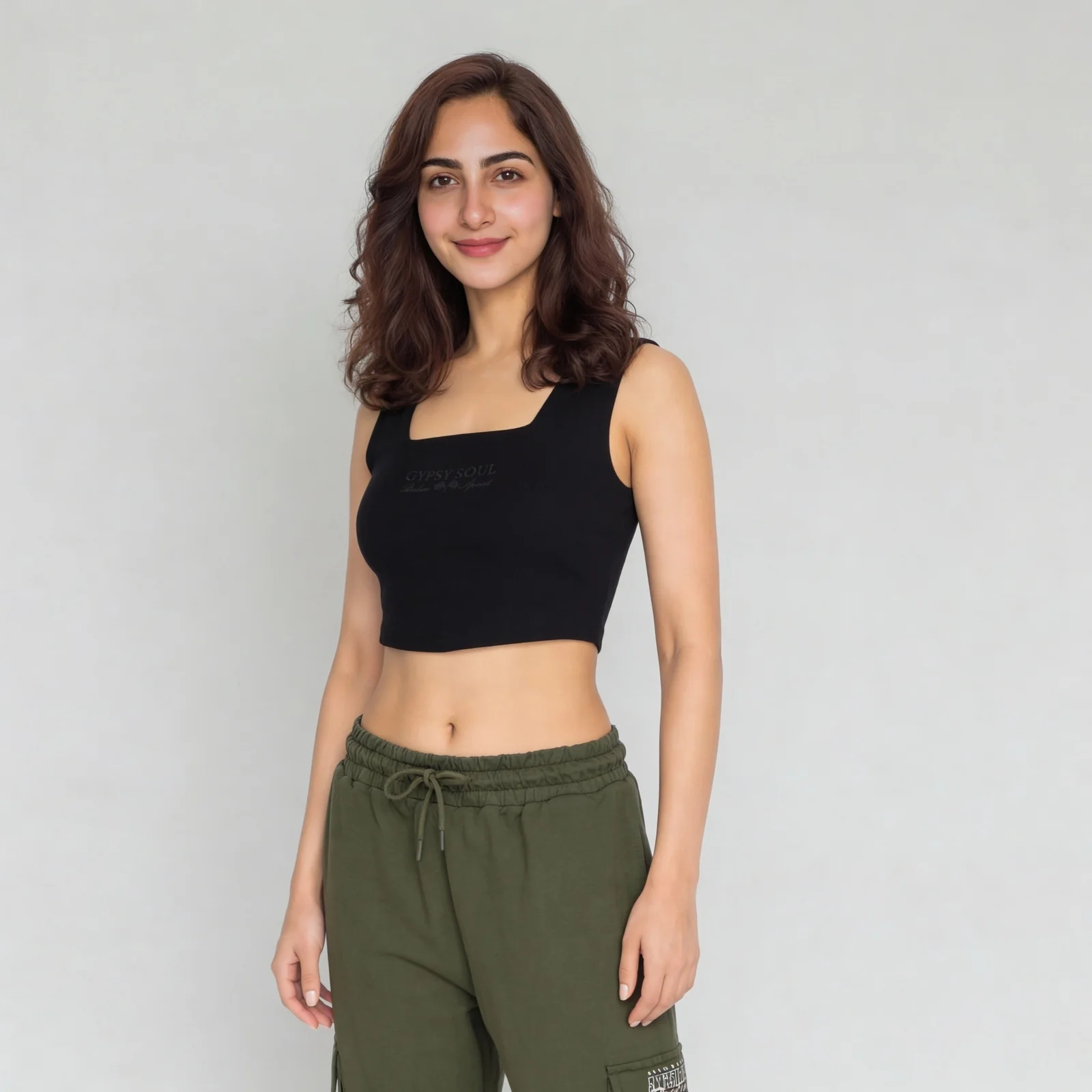 Graphic Sleeveless Crop Top - Image 5