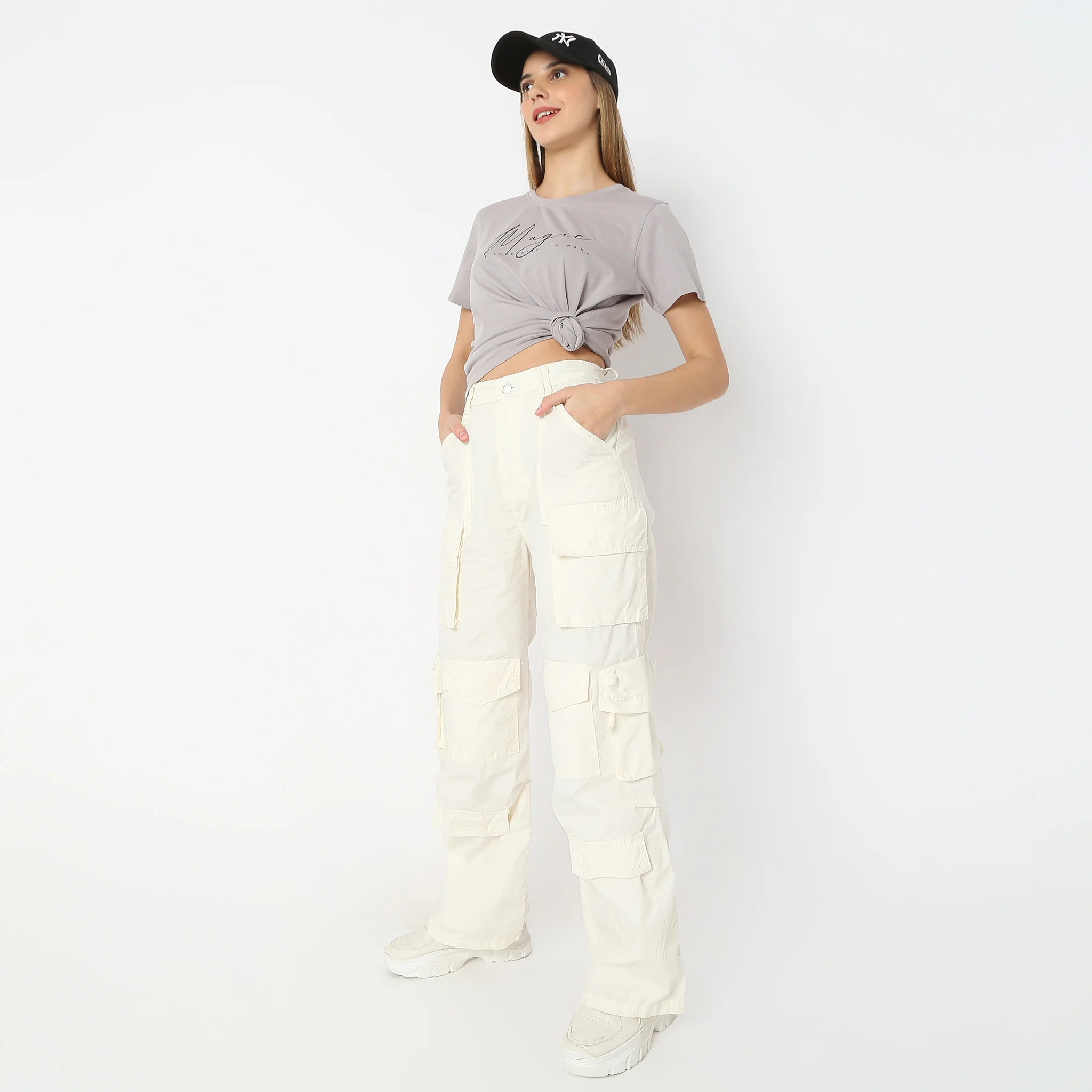 Graphic T-Shirt With Front Print Detail