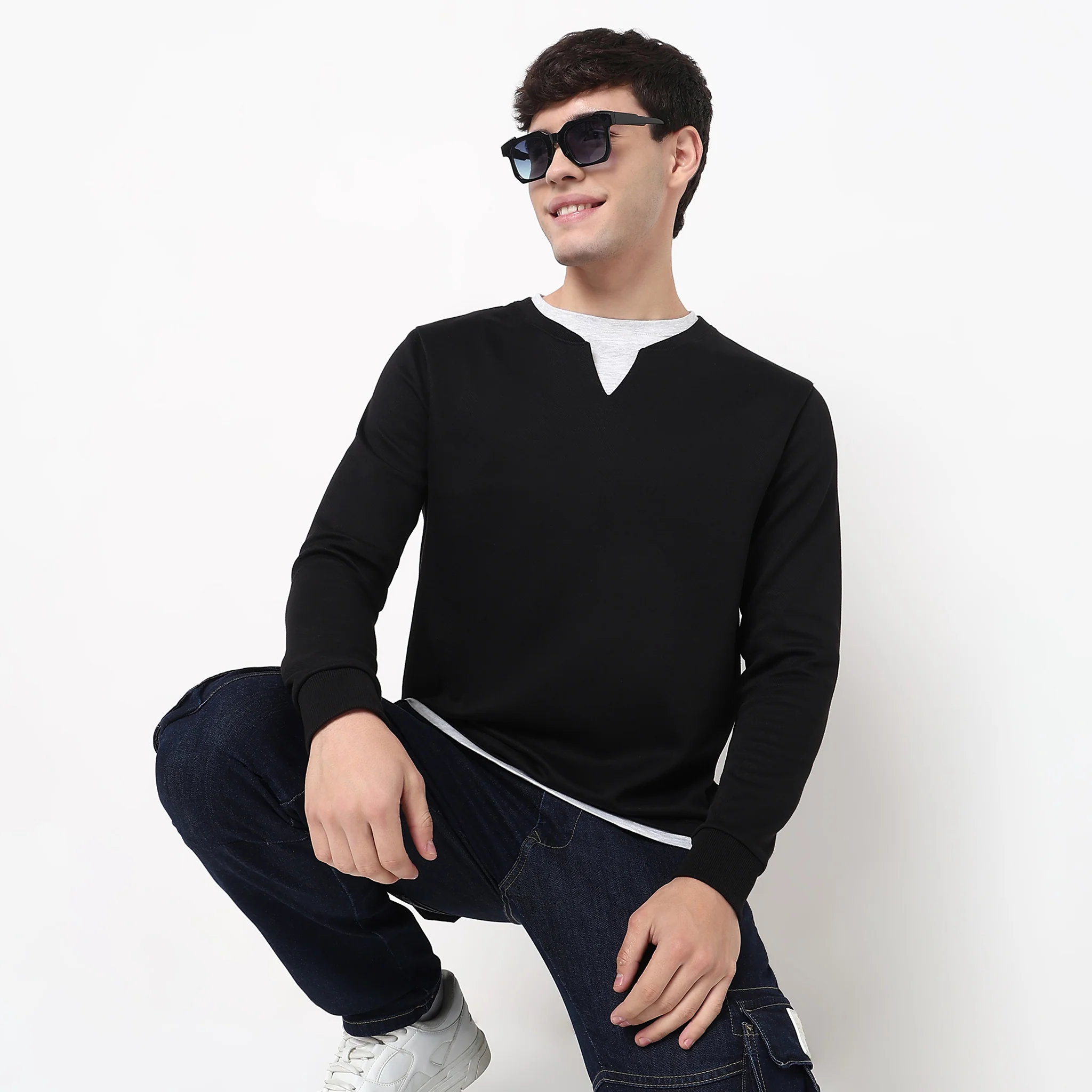 Henley Neck Varsitee T-Shirt - Image 11