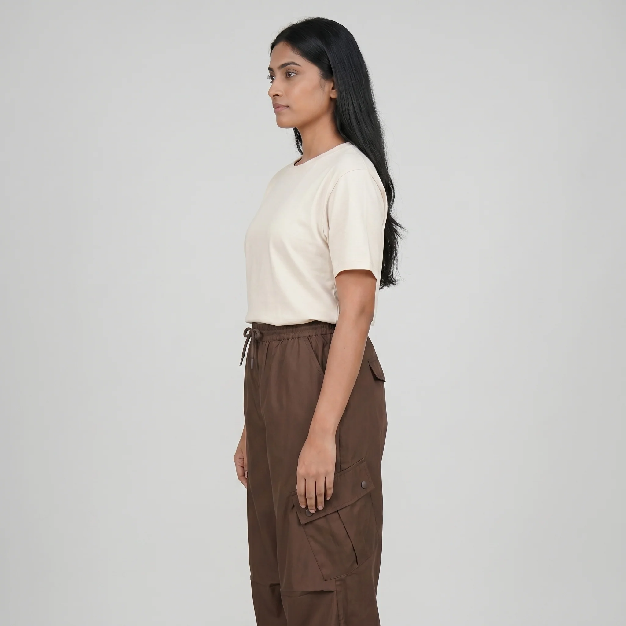 High Rise Pant With Patch Pockets - Image 2