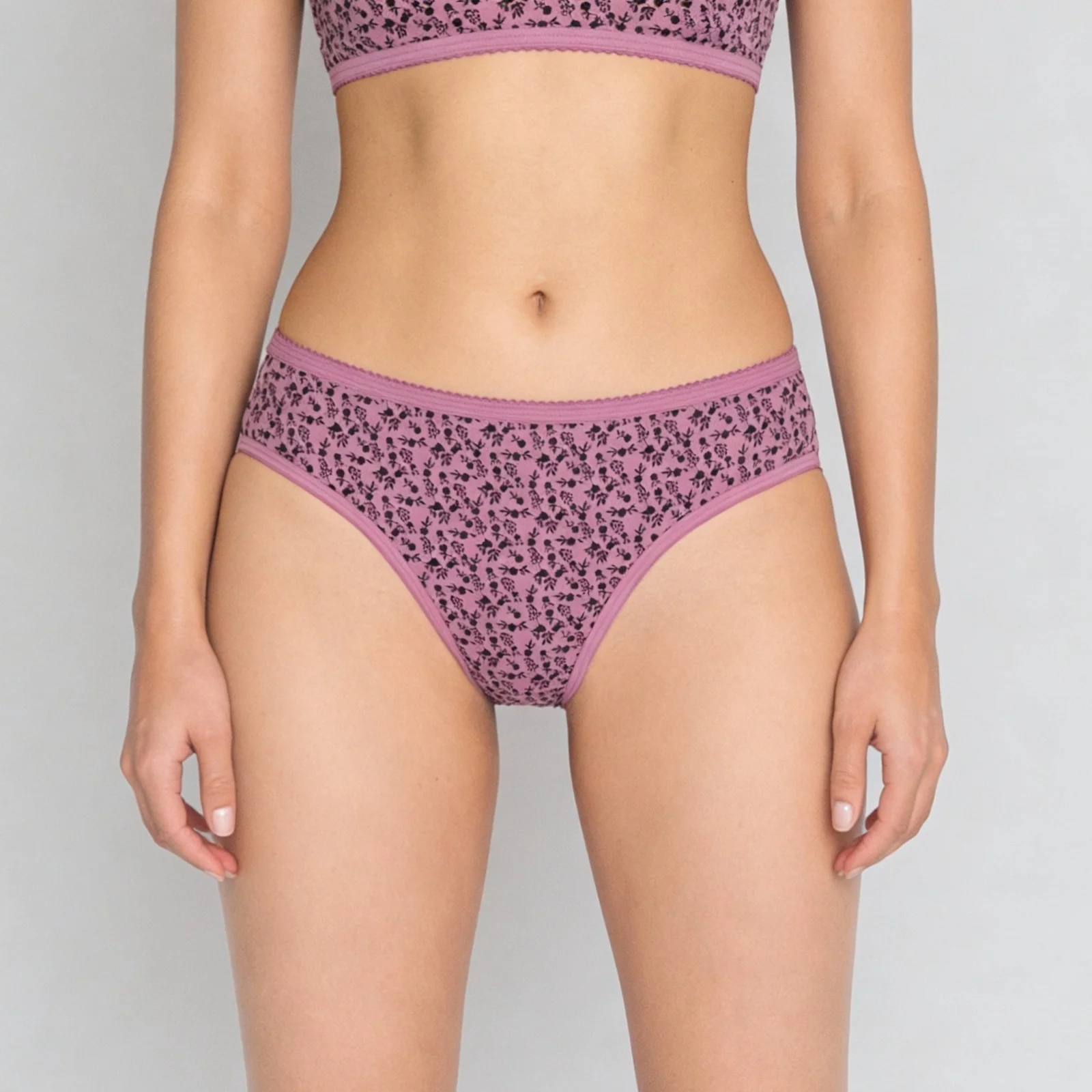High Rise Printed High Leg Panties - Pack of 3 - Image 3