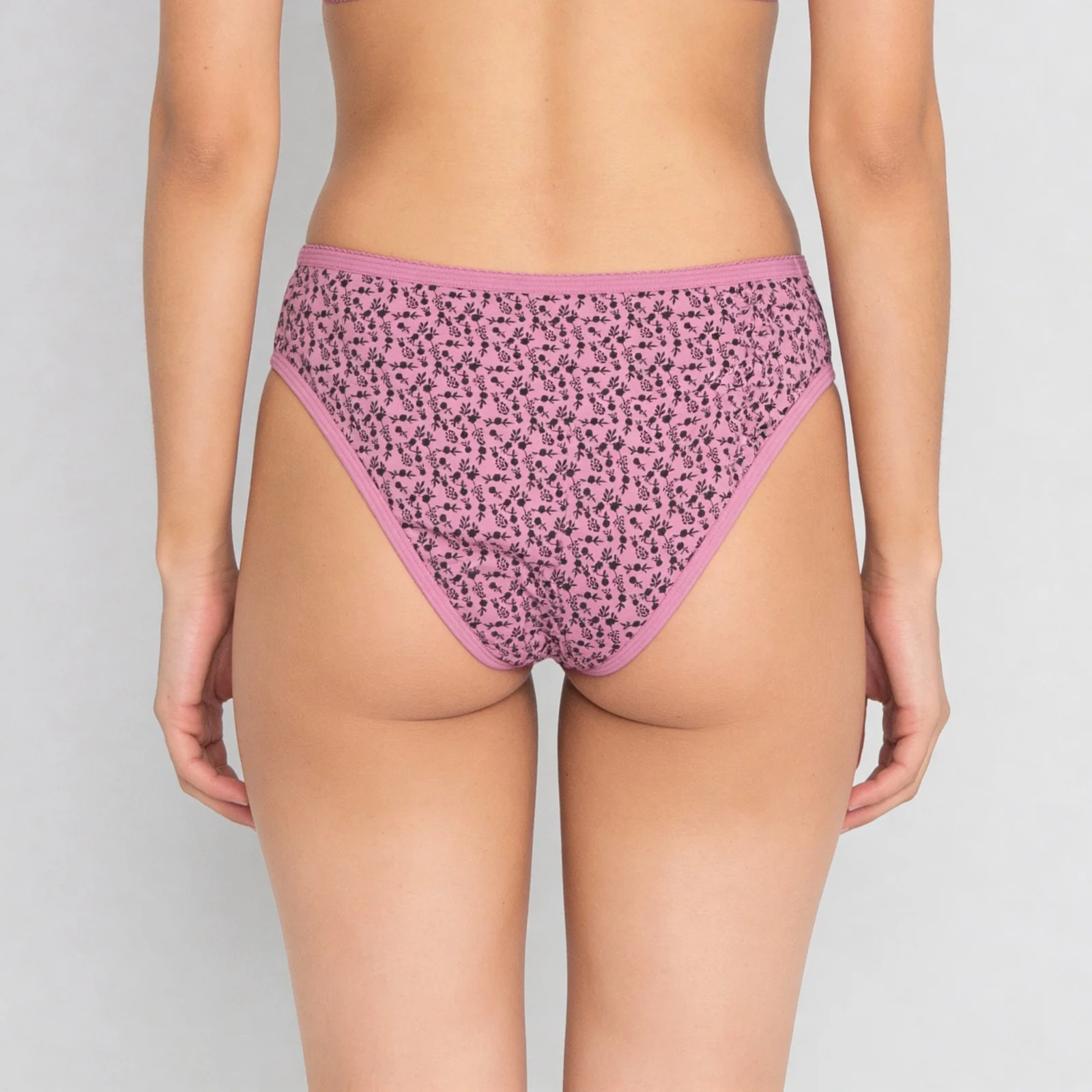 High Rise Printed High Leg Panties - Pack of 3 - Image 4