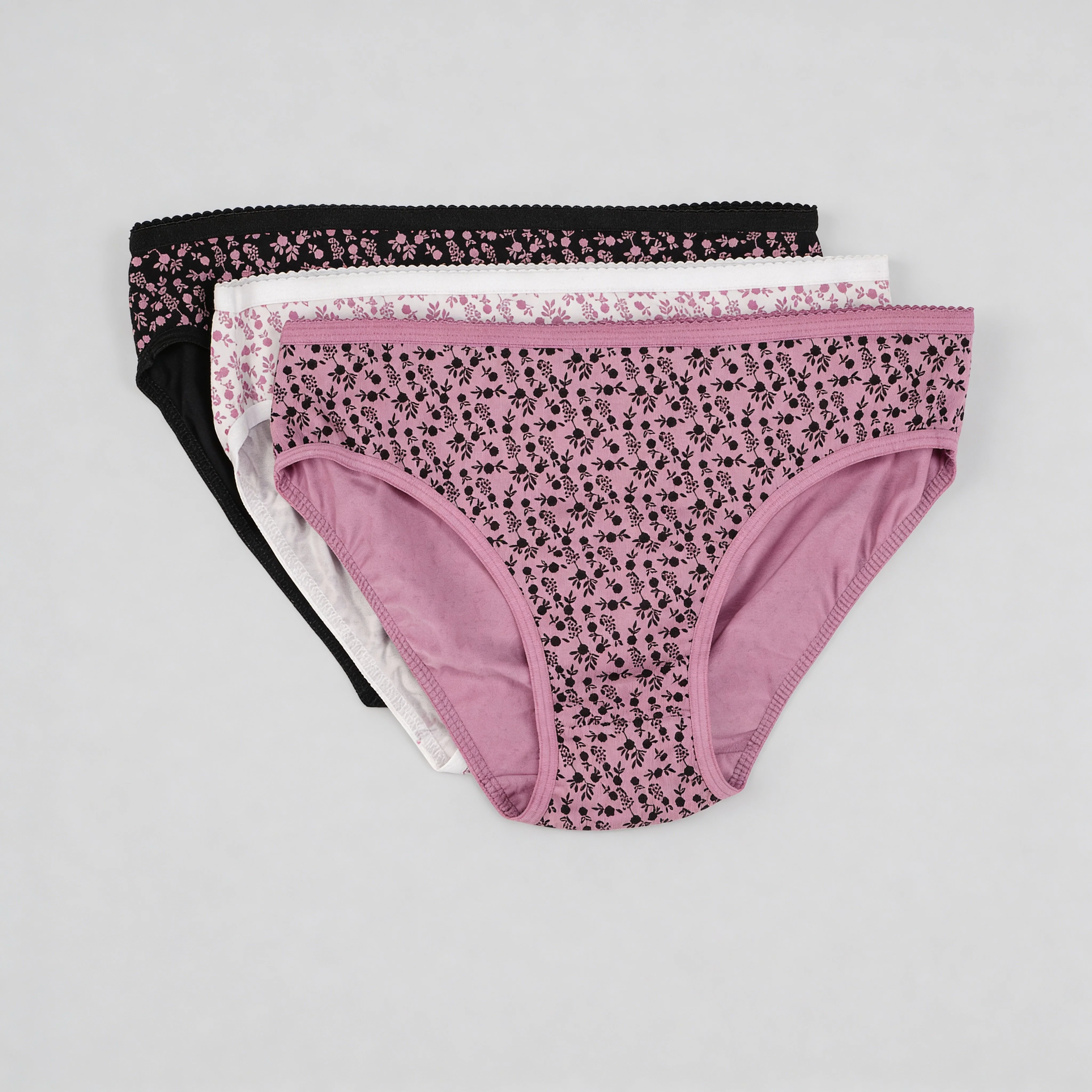 High Rise Printed High Leg Panties - Pack of 3 - Image 6