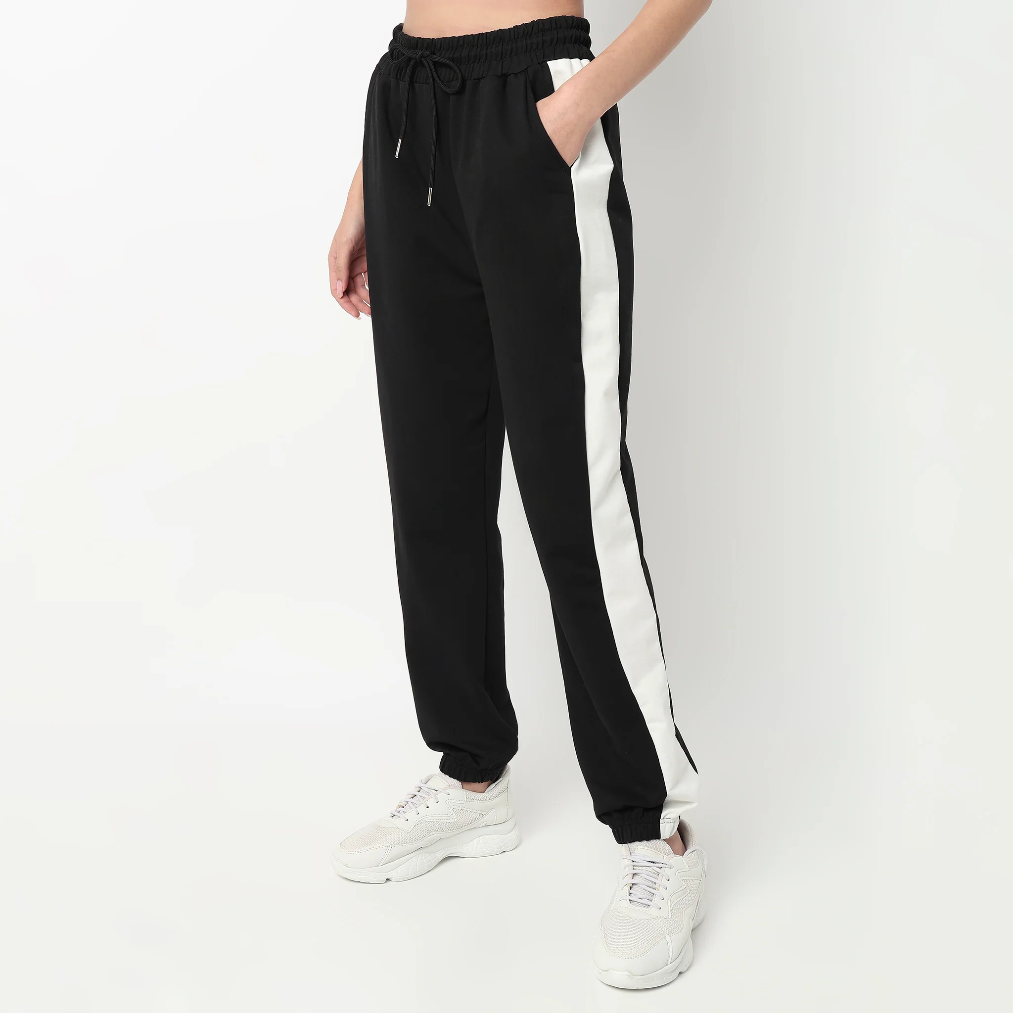 High Rise Relaxed Fit Joggers - Image 5