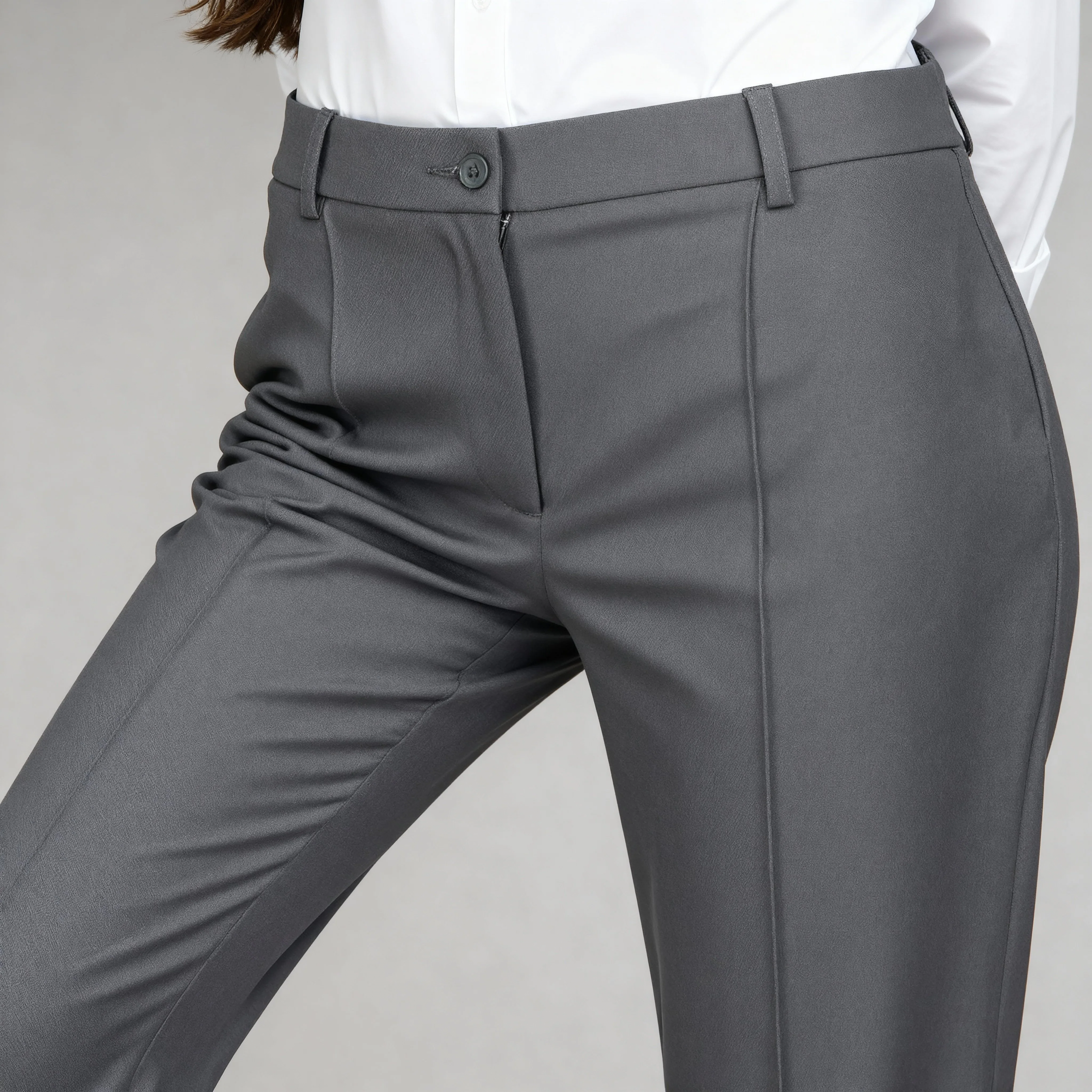 Betty Effortless High Rise Straight Pants - Image 4