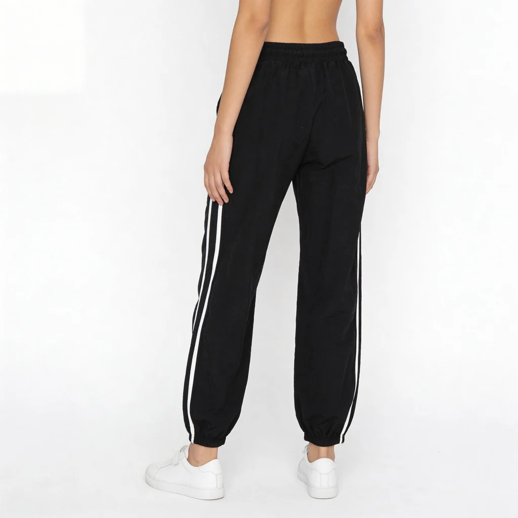 High Rise Solid Joggers - Image 3