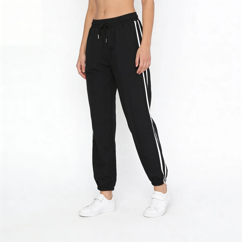 High Rise Solid Joggers - Image 5