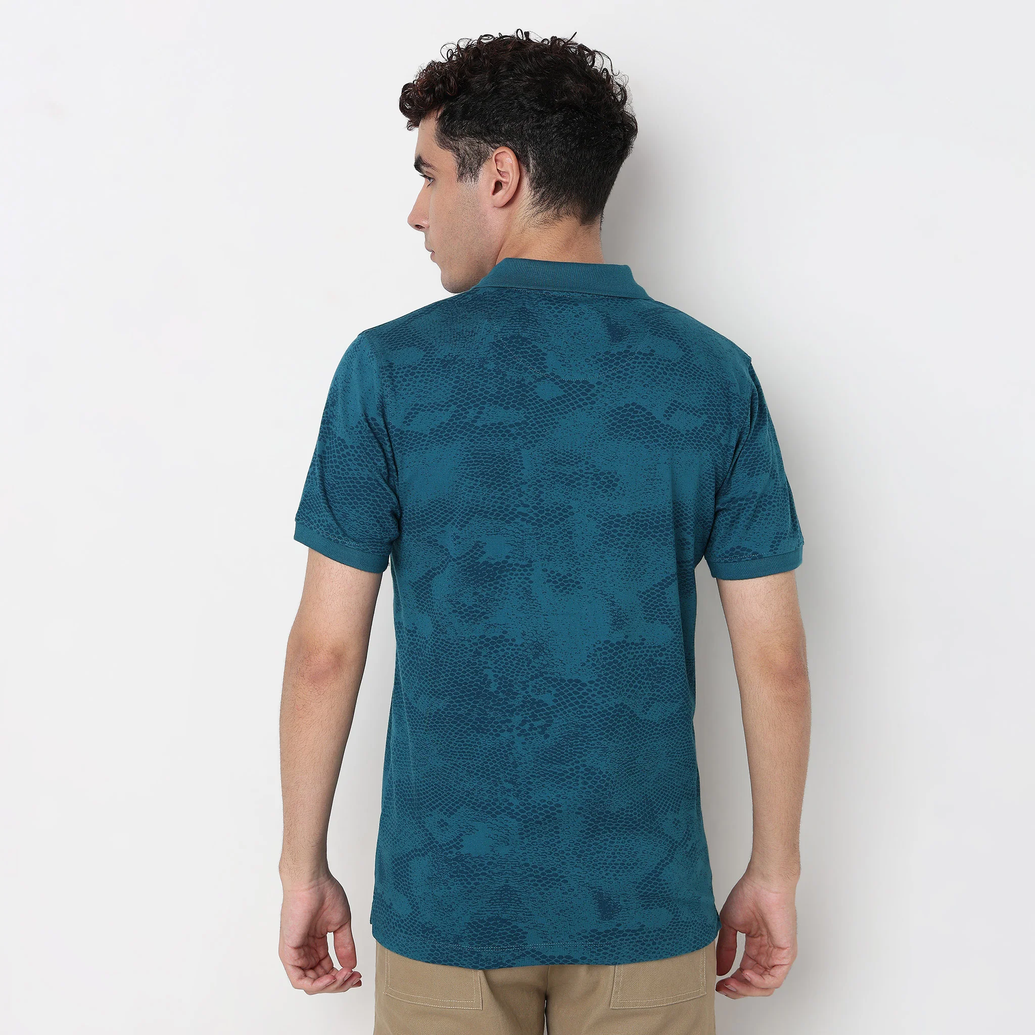 All Over Print Impressions Polo T-Shirt - Image 3