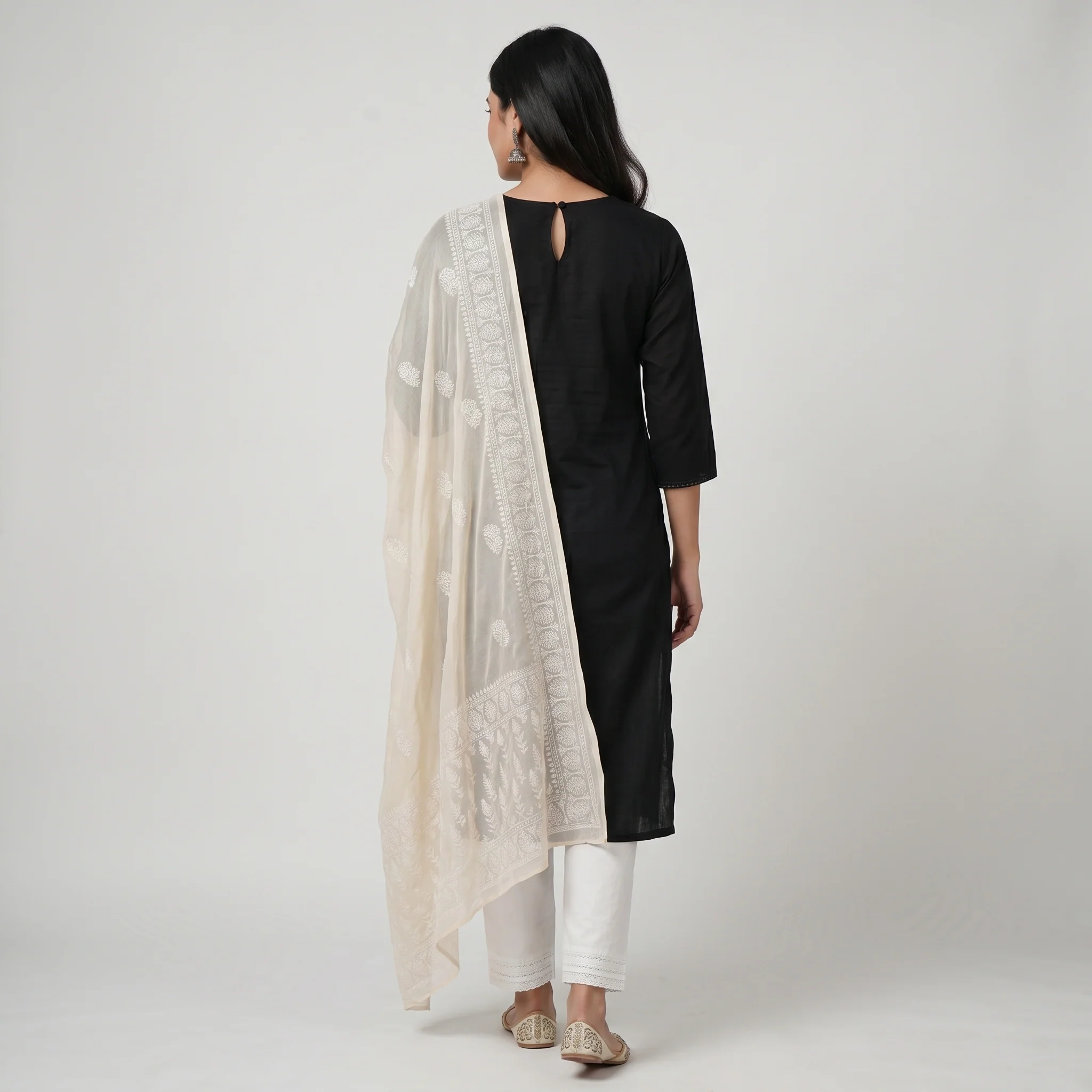 Khadi Printed Chiffon Dupatta - Image 7
