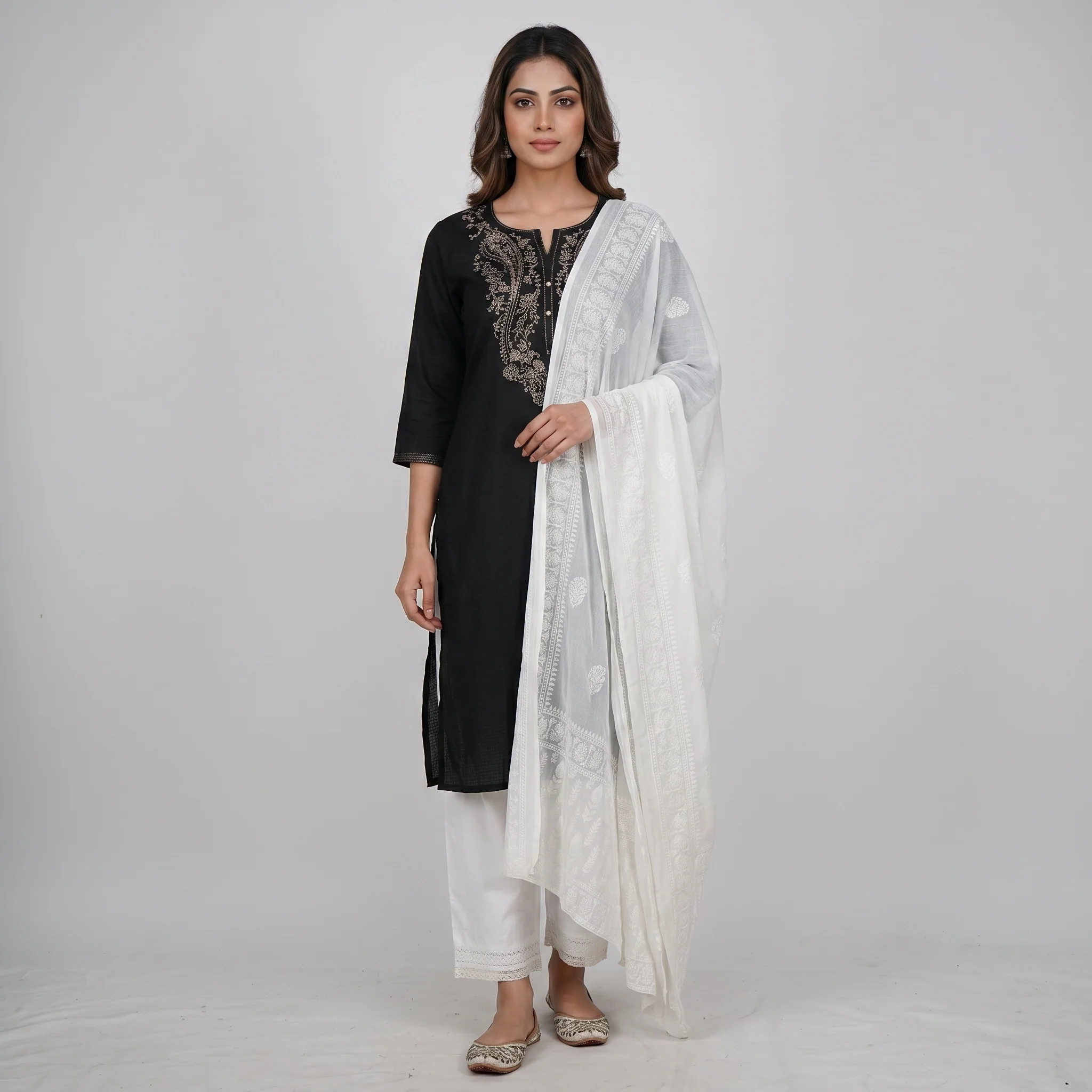 Khadi Printed Chiffon Dupatta - Image 9
