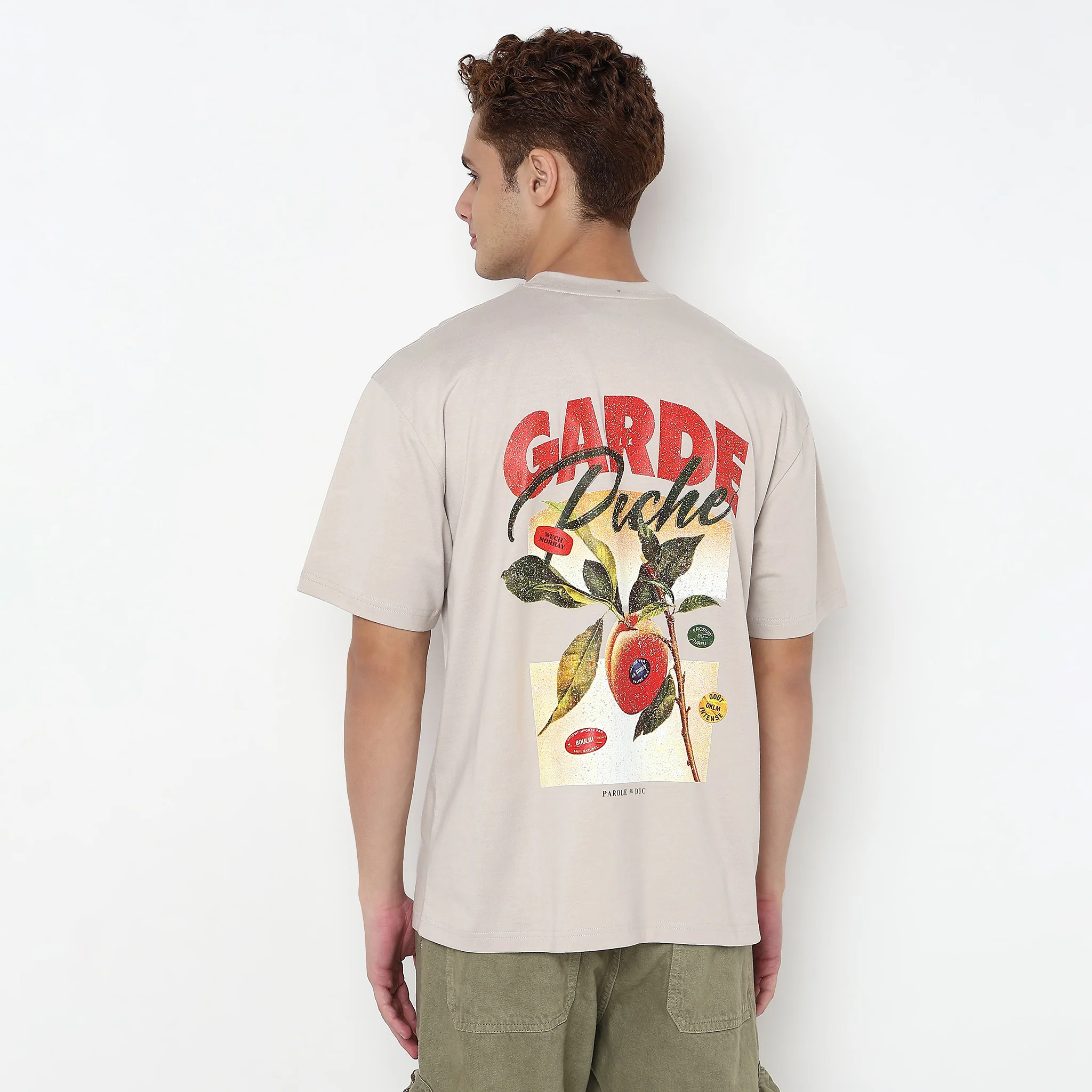 Oversize Cotton Graphic Karaoke T-Shirt - Image 3