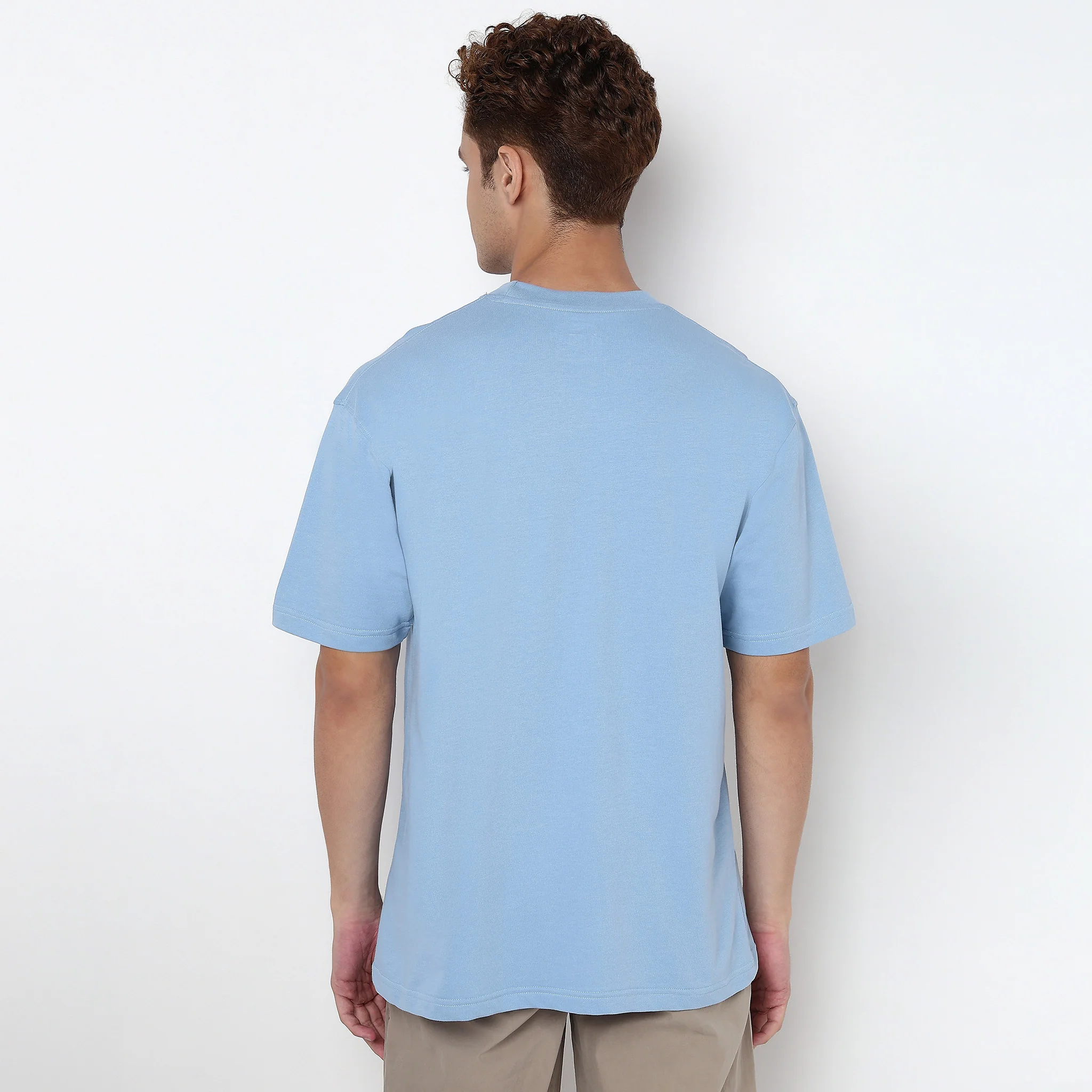 Oversize Slogan Graphic Cotton T-Shirt - Image 3