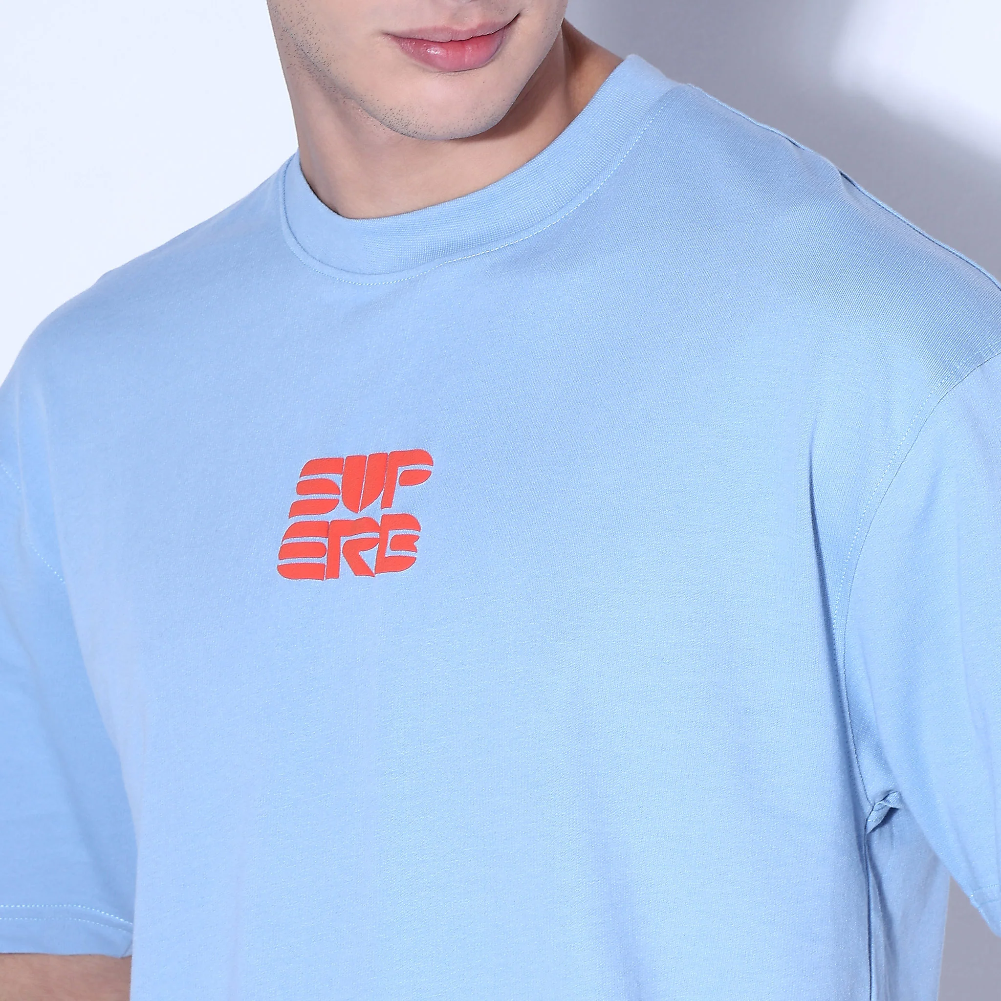 Oversize Slogan Graphic Cotton T-Shirt - Image 4