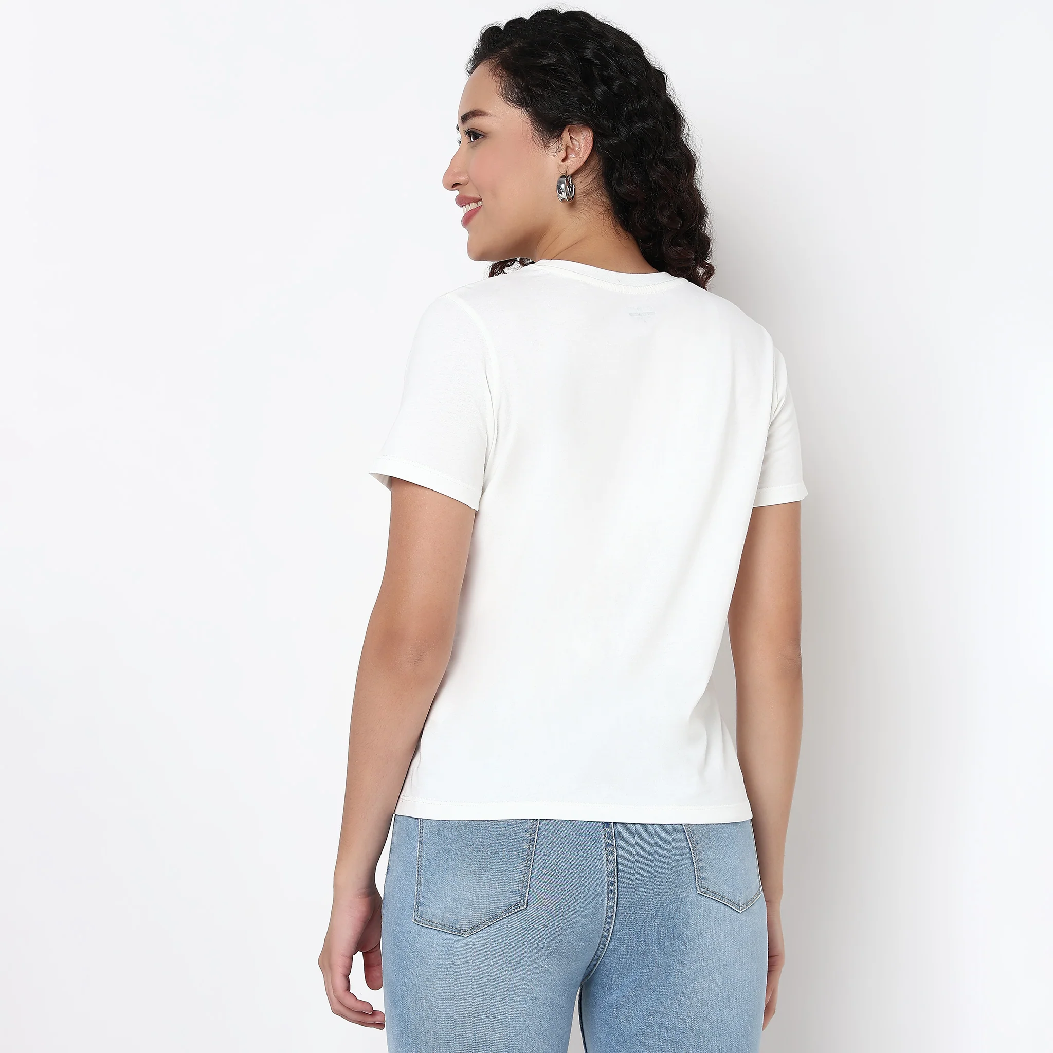 Knitted Cotton Graphic T-Shirt - Image 3