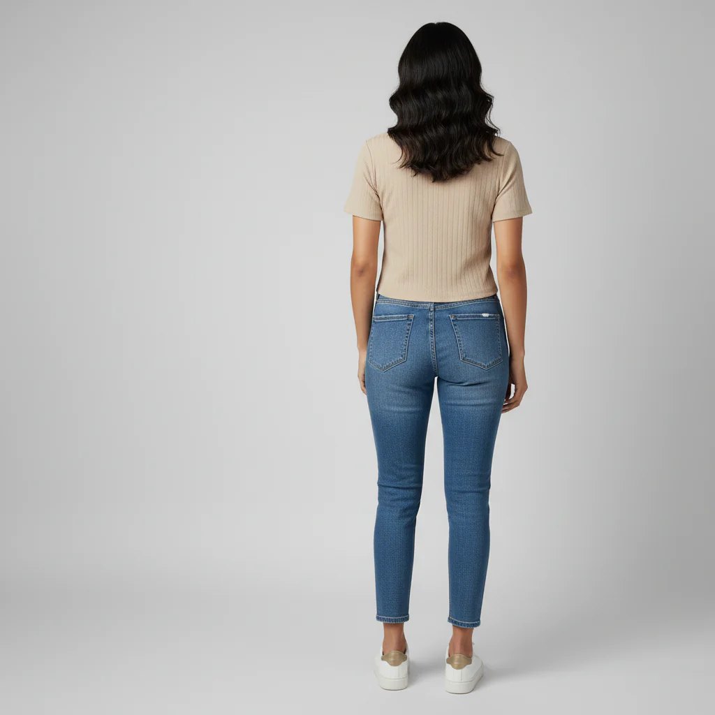 Knitted Slim Fit Top - Image 3