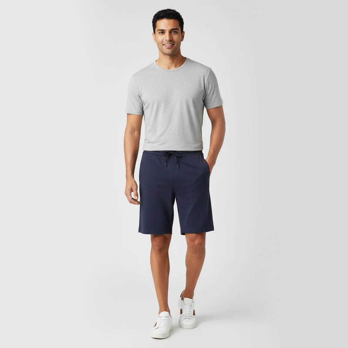 Knitted Solid Flexi Shorts - Image 13