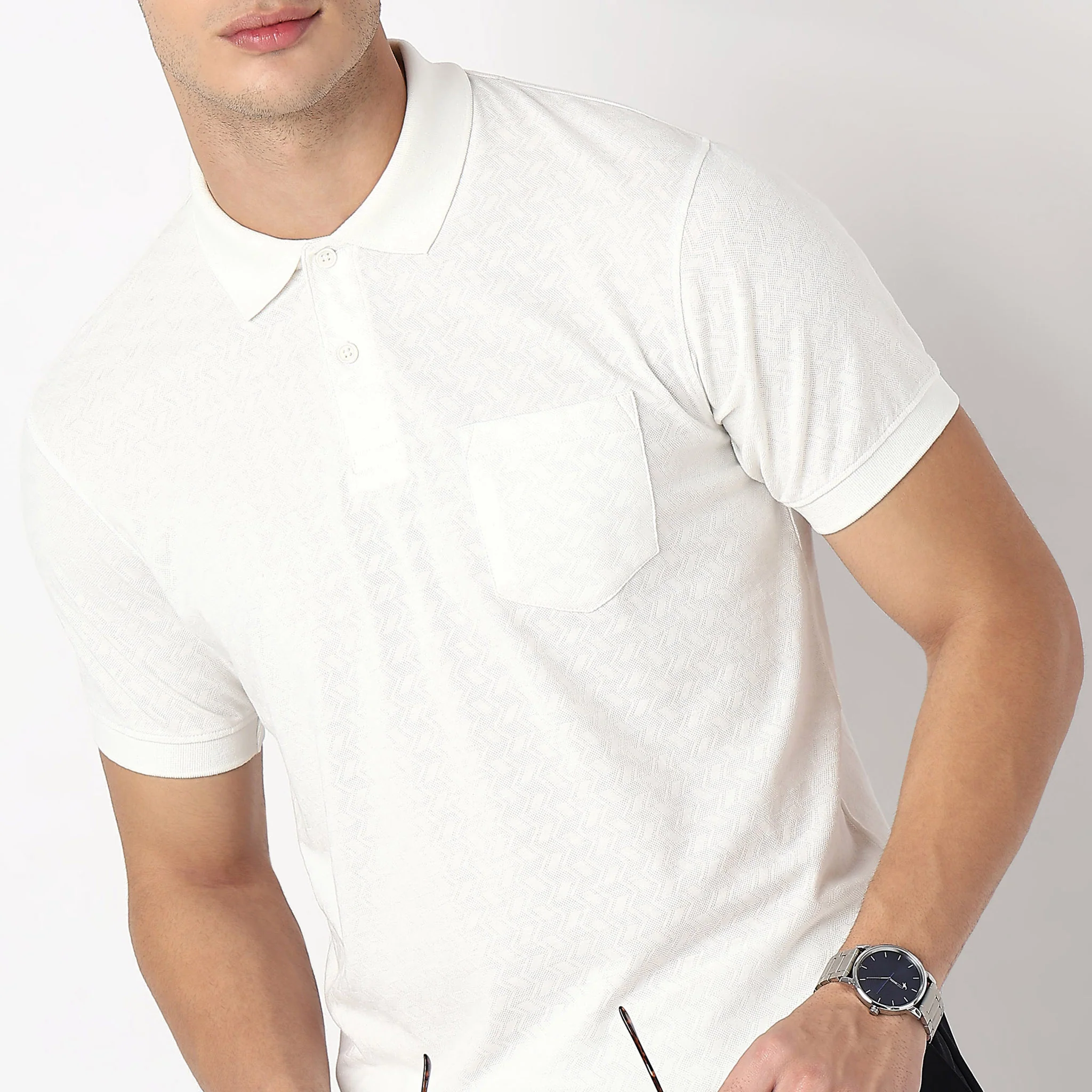 Structured Persona Polo T-Shirt - Image 4