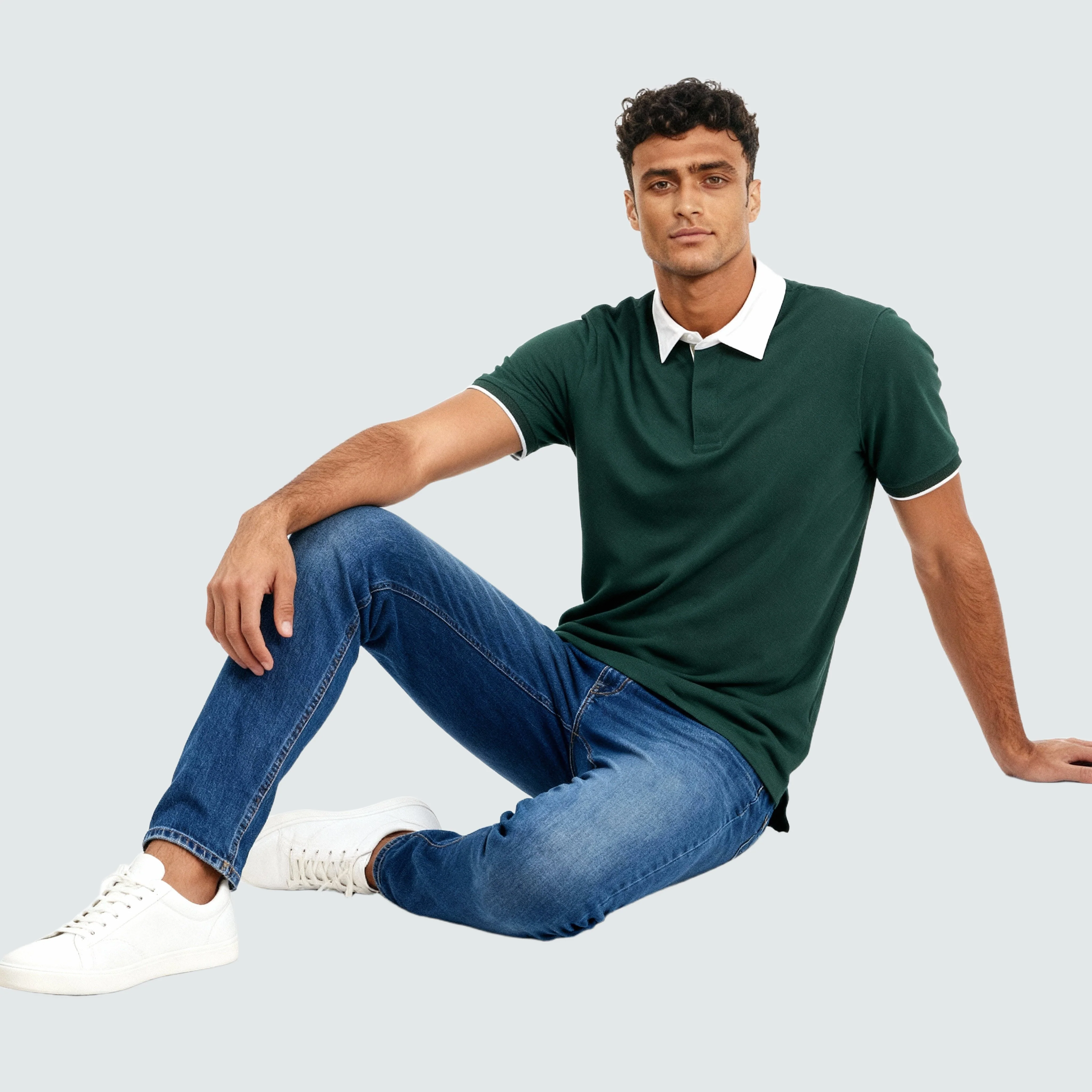 Structured Rugby Polo T-Shirt - Image 11