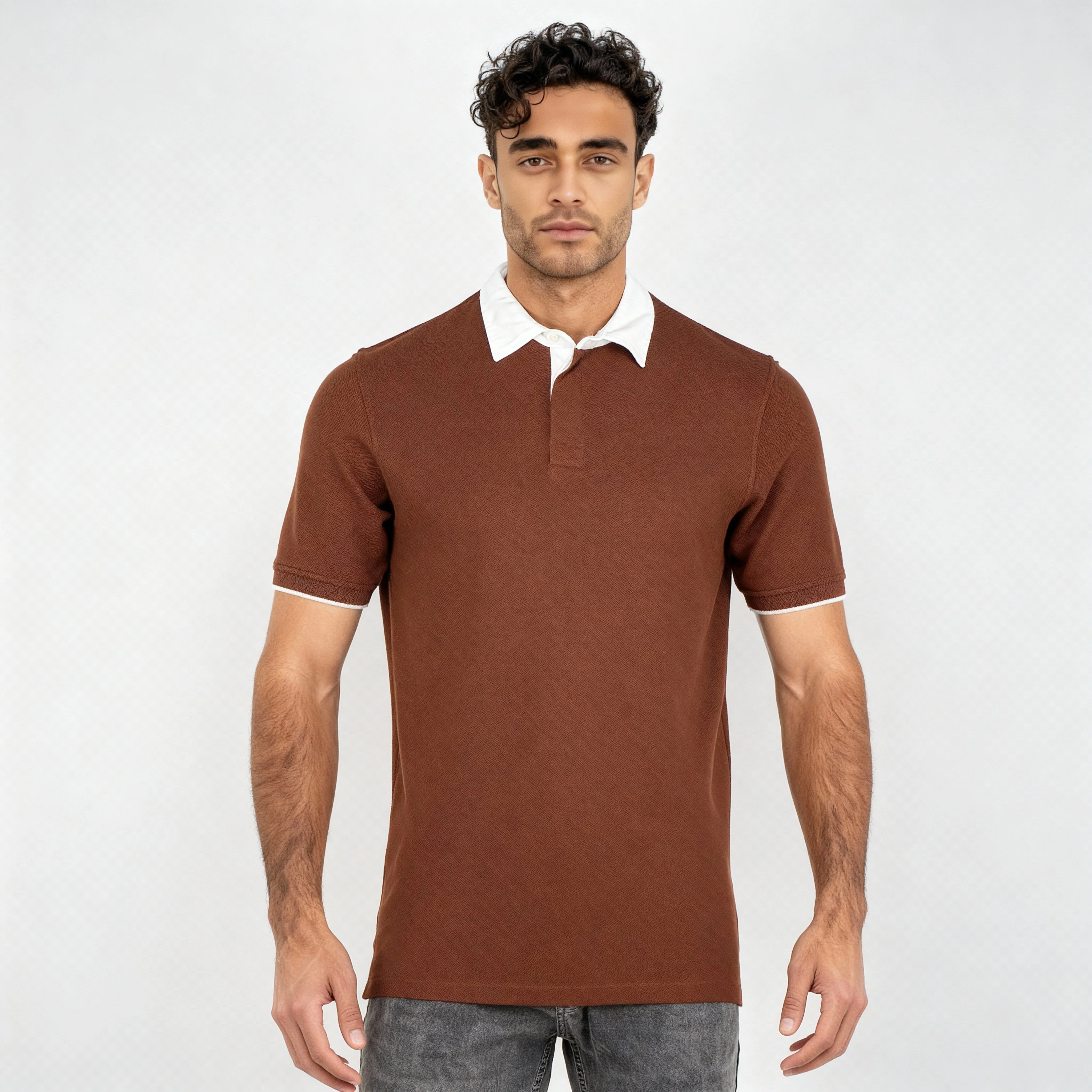 Structured Rugby Polo T-Shirt - Image 17