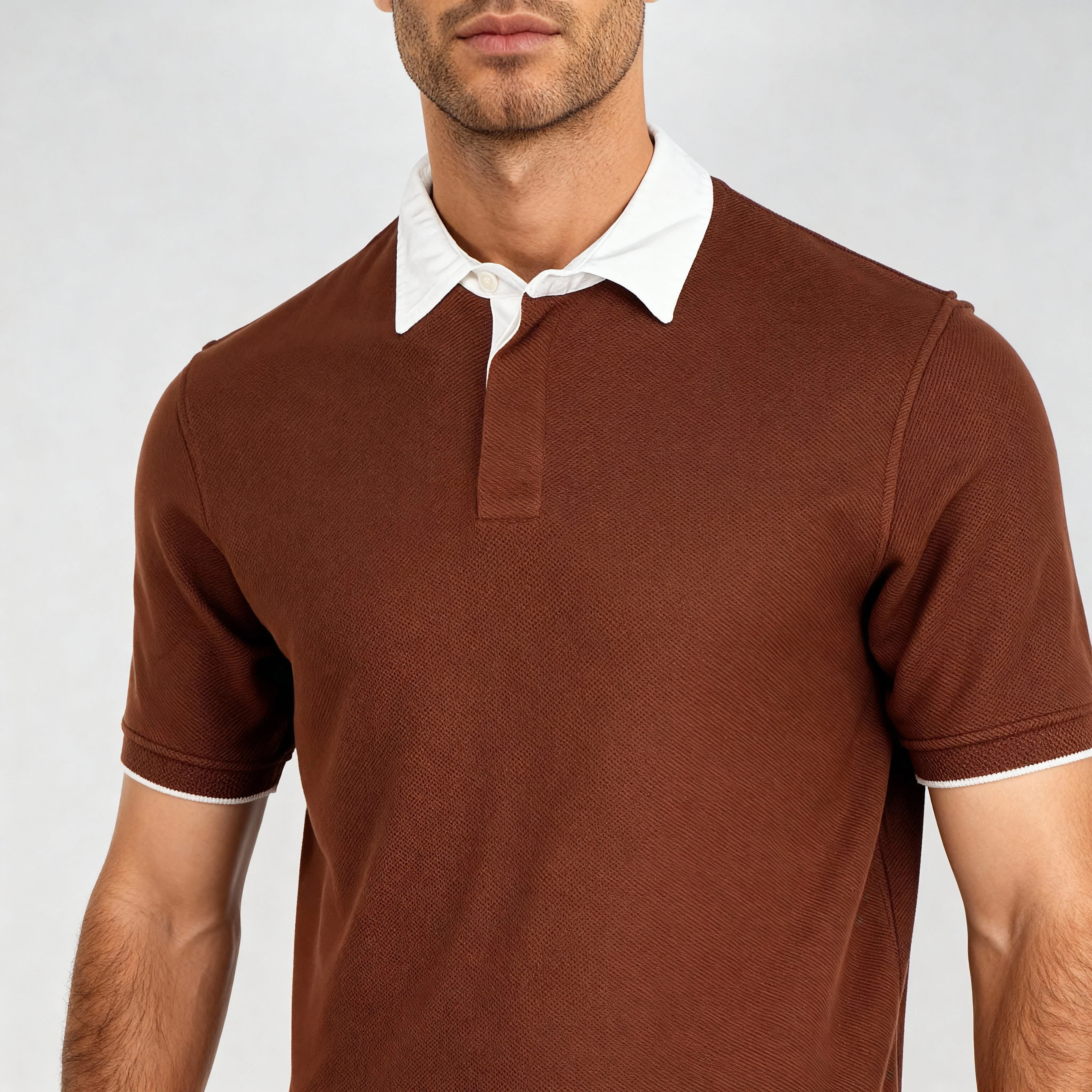 Structured Rugby Polo T-Shirt - Image 19