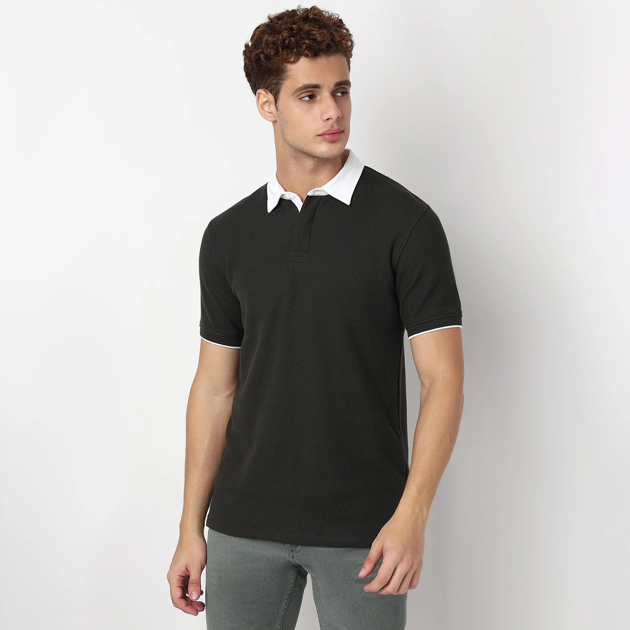 Structured Rugby Polo T-Shirt - Image 2