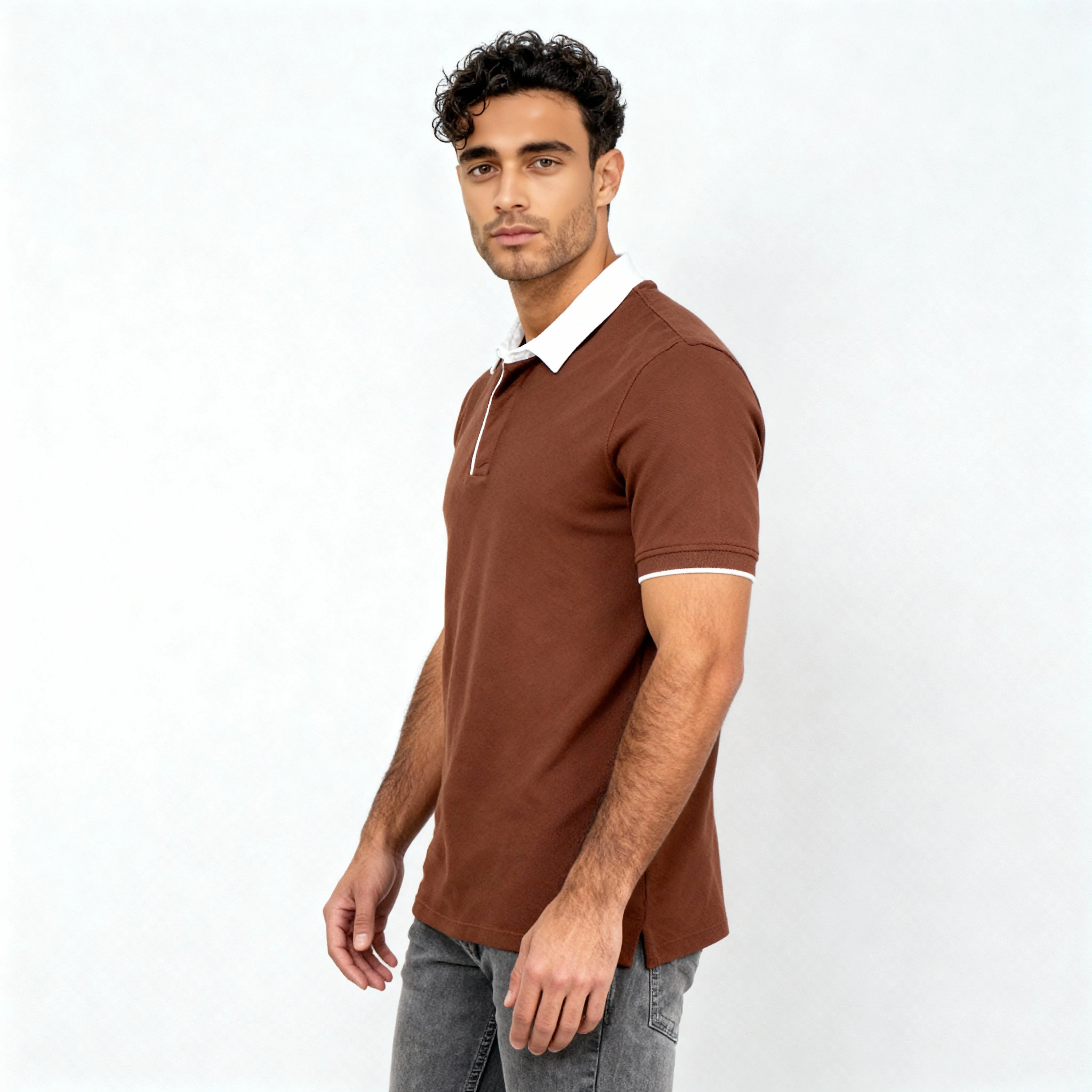 Structured Rugby Polo T-Shirt - Image 20