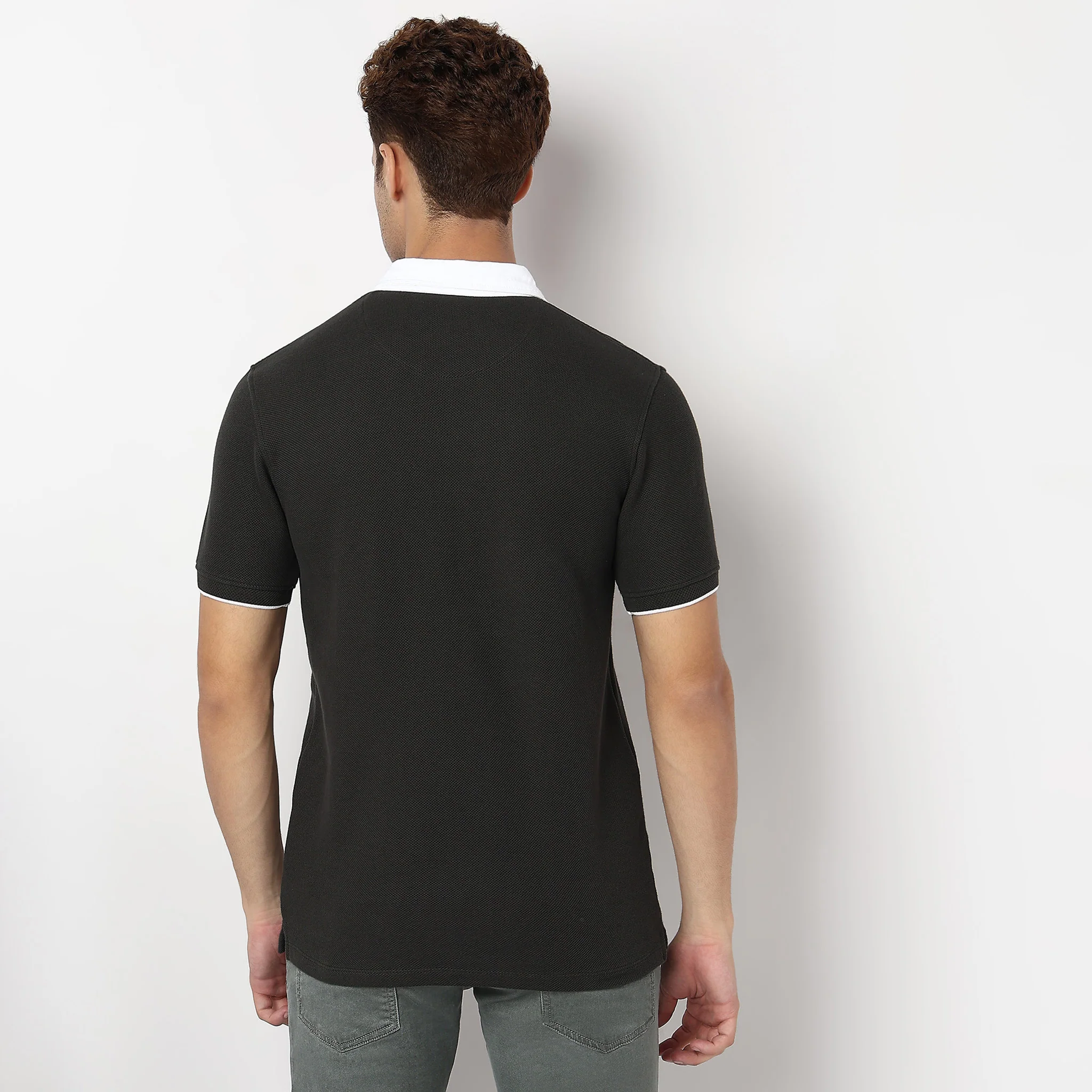 Structured Rugby Polo T-Shirt - Image 3