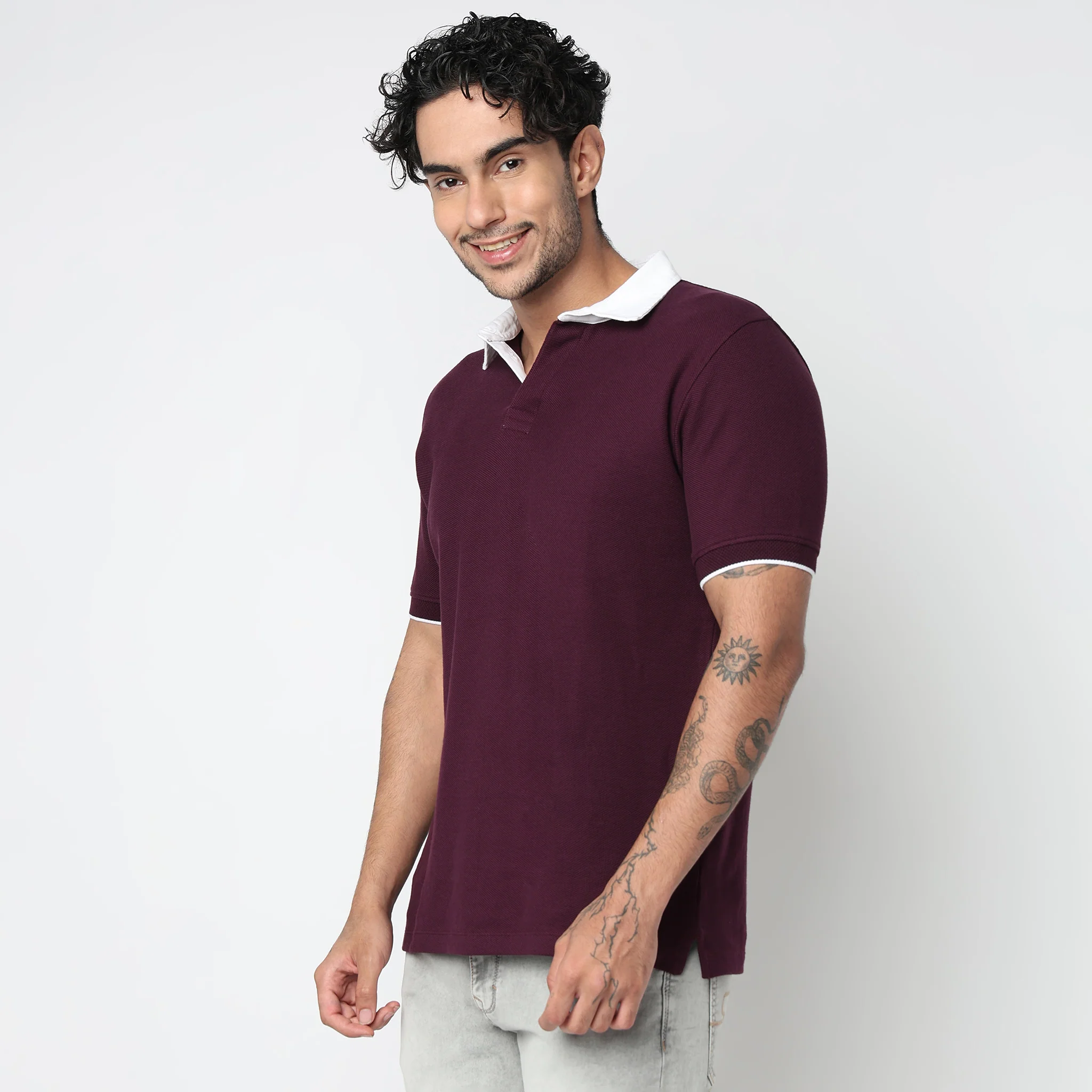 Structured Rugby Polo T-Shirt - Image 30