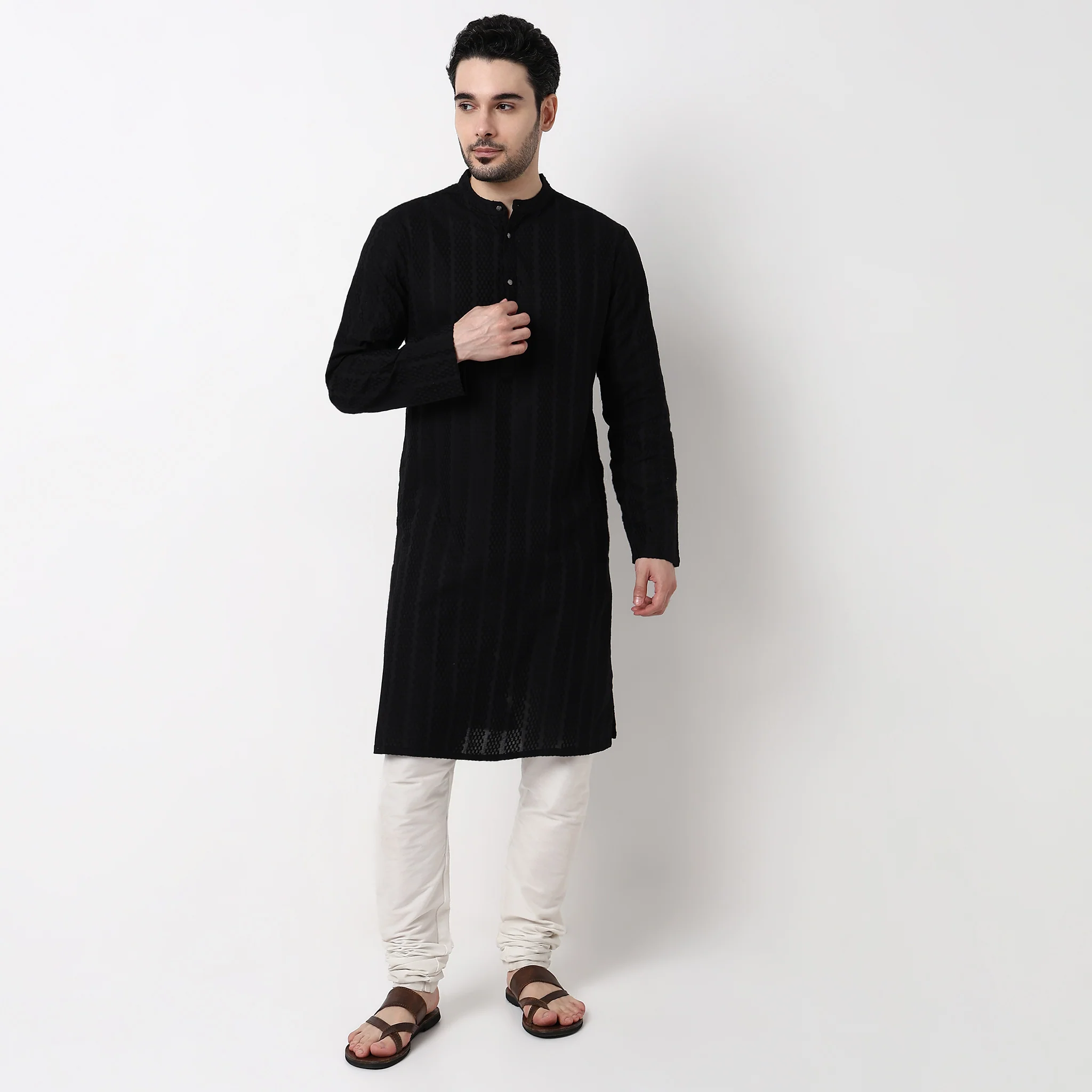 Lapet Long Kurta - Image 2
