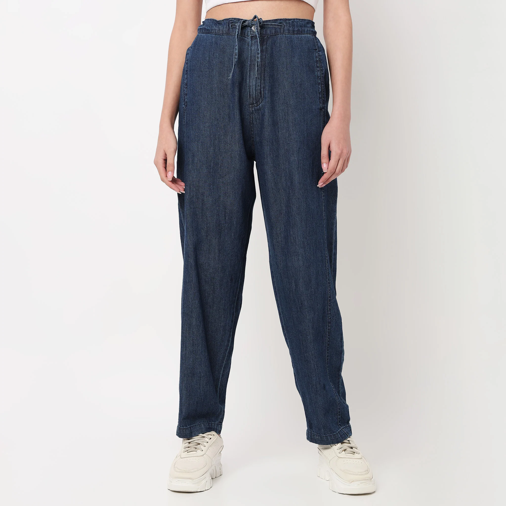 Light Weight Denim High Rise Pant - Image 2