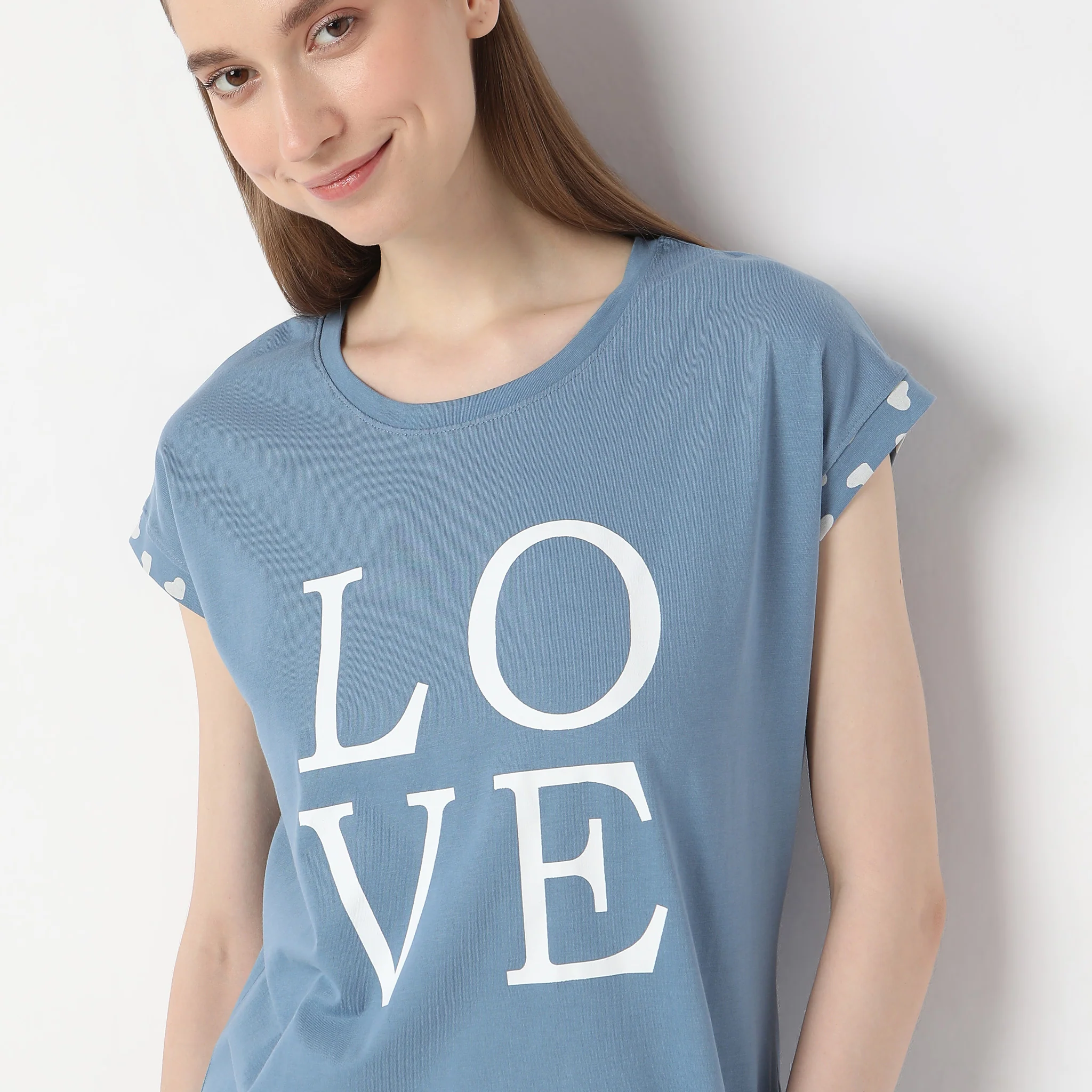 Love Chest Printed Lounge T-Shirt - Image 4