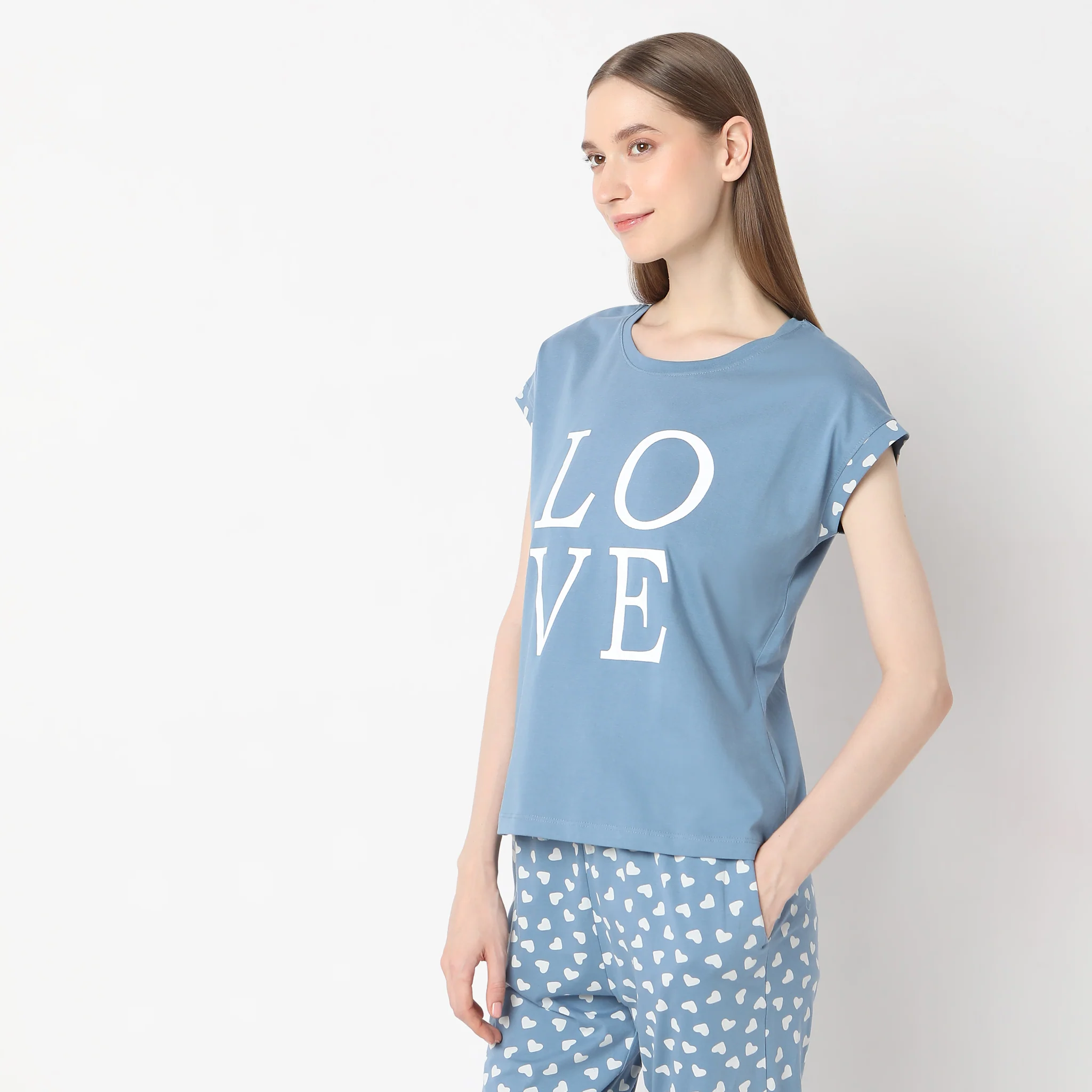 Love Chest Printed Lounge T-Shirt - Image 5