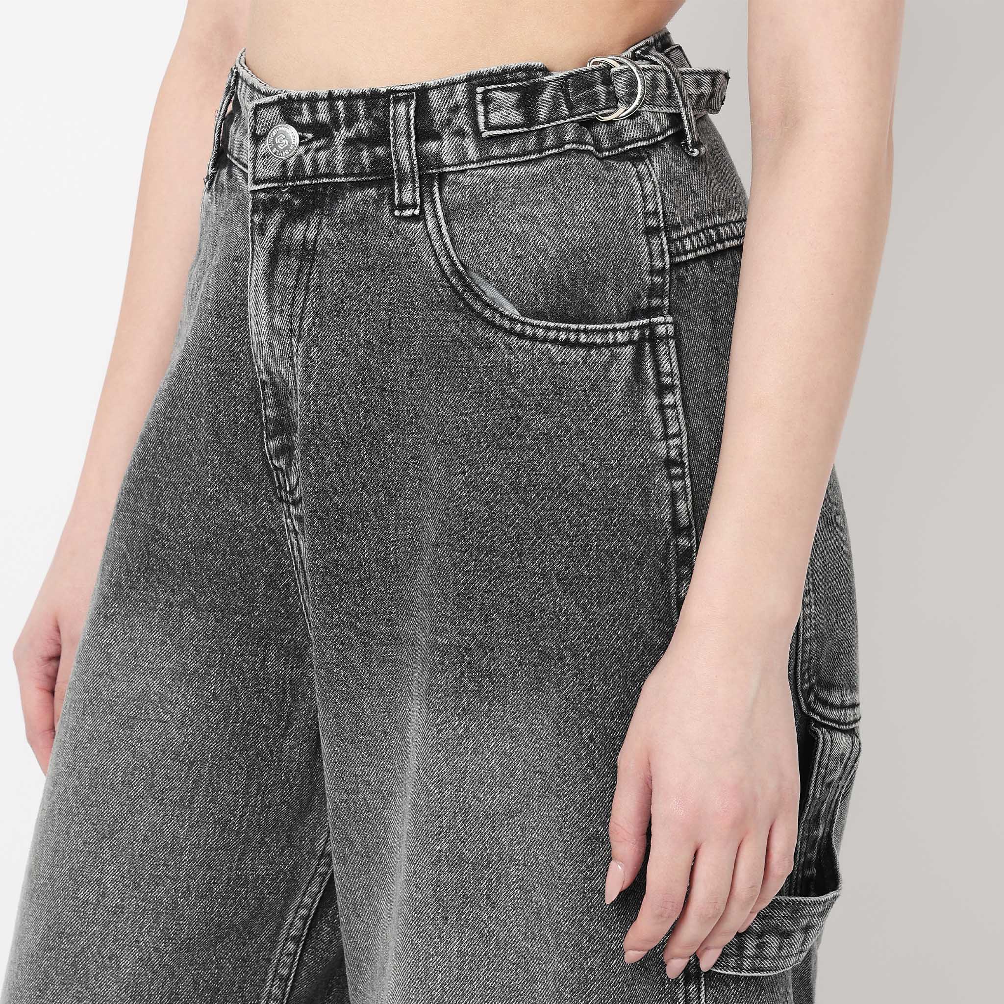 Low waist Barrel Fit Street Look Jeans - Image 4