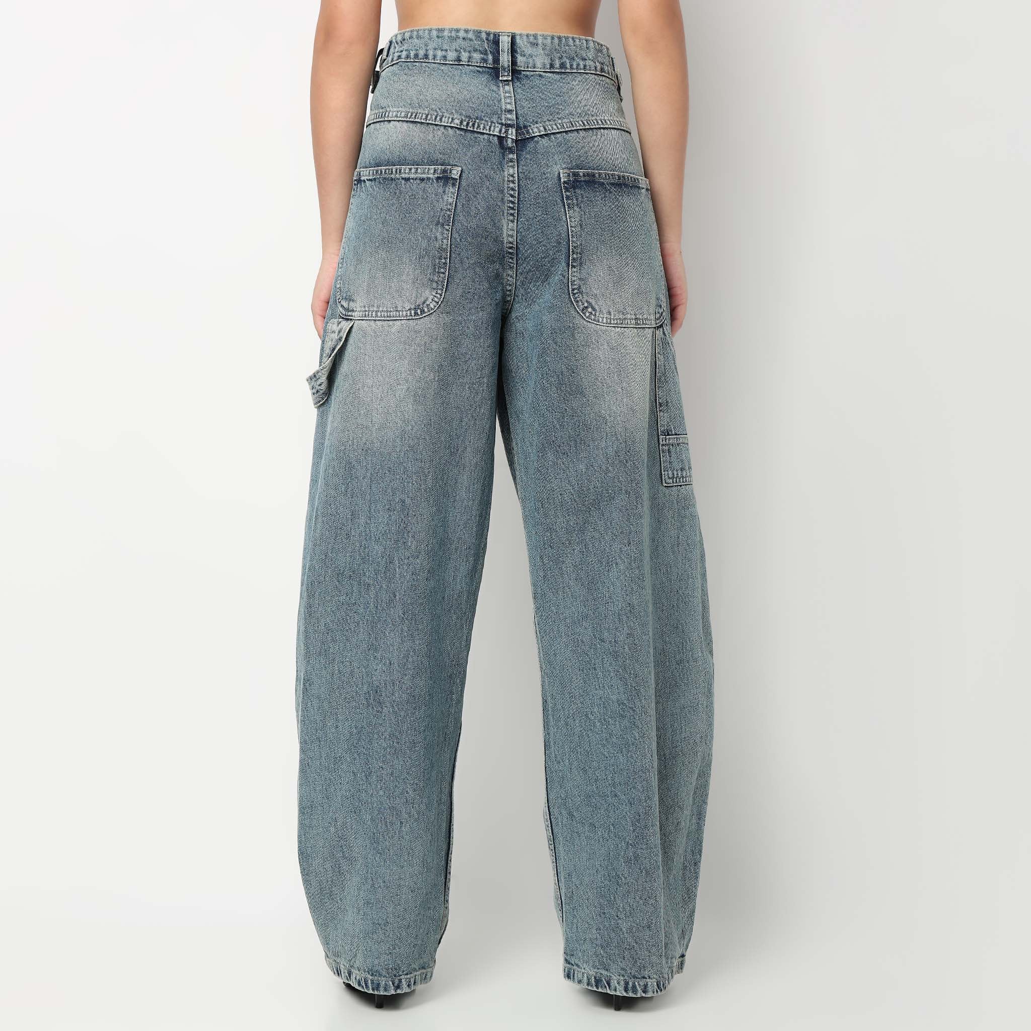 Low waist Barrel Fit Street Look Jeans - Image 8
