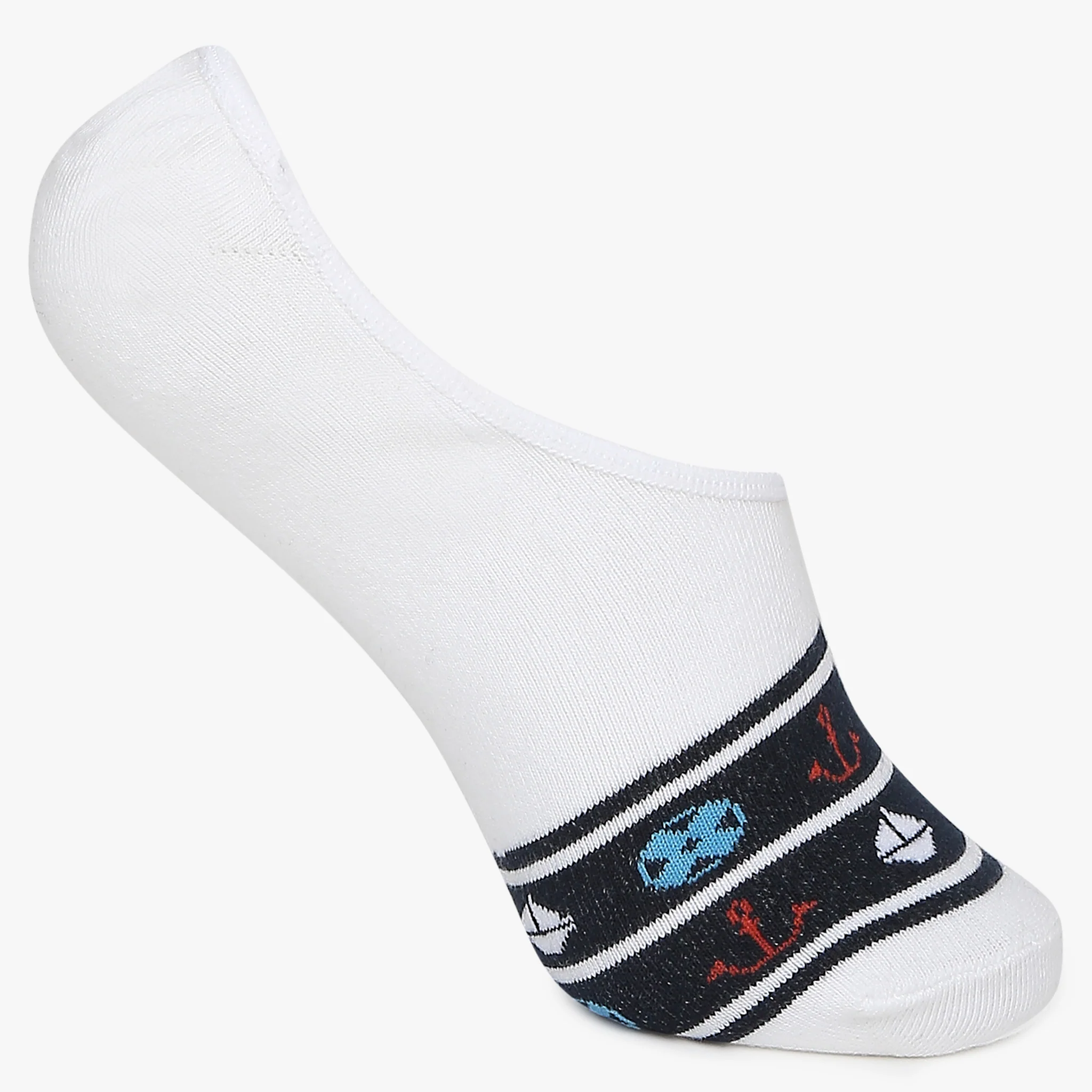 Mens Cotton Striped Socks (Pack of 2) - Image 2