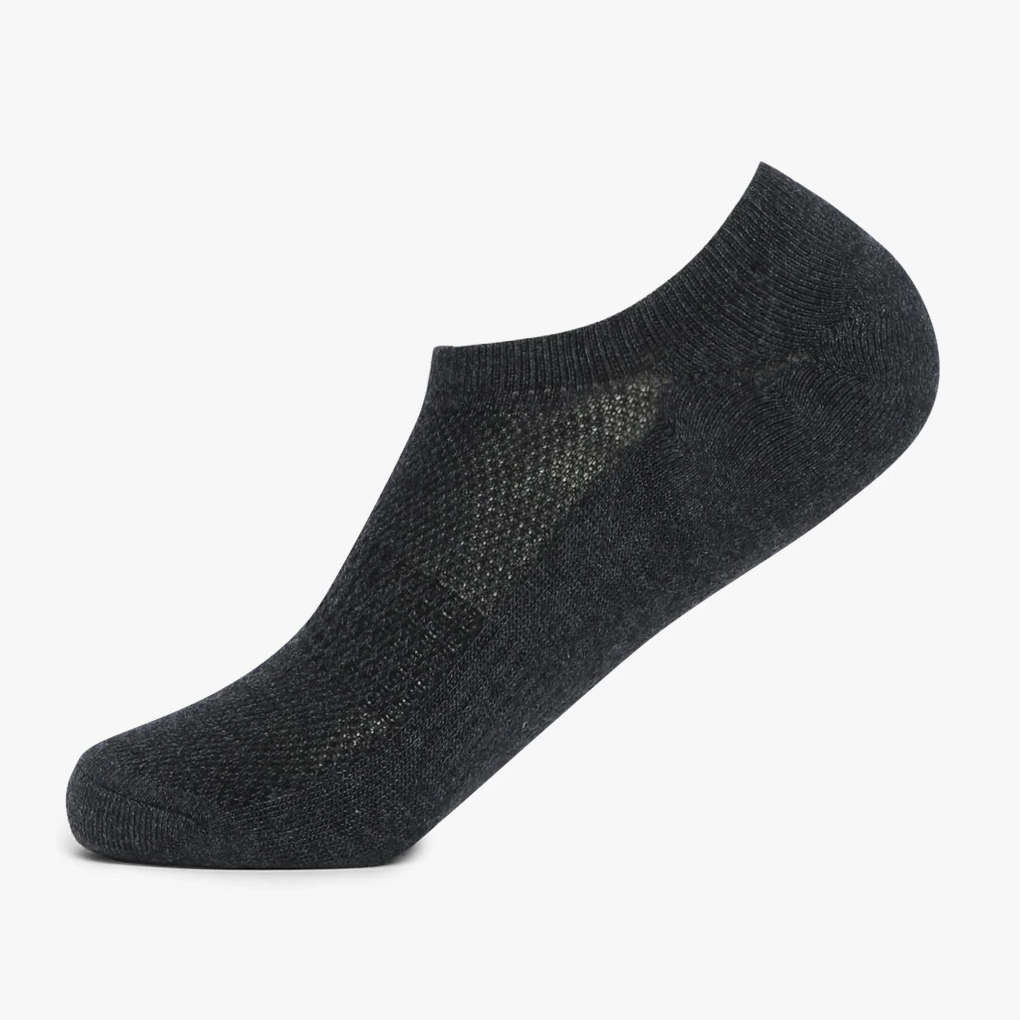 Mens Cotton Solid Low Cut Socks (Pack of 2) - Image 3