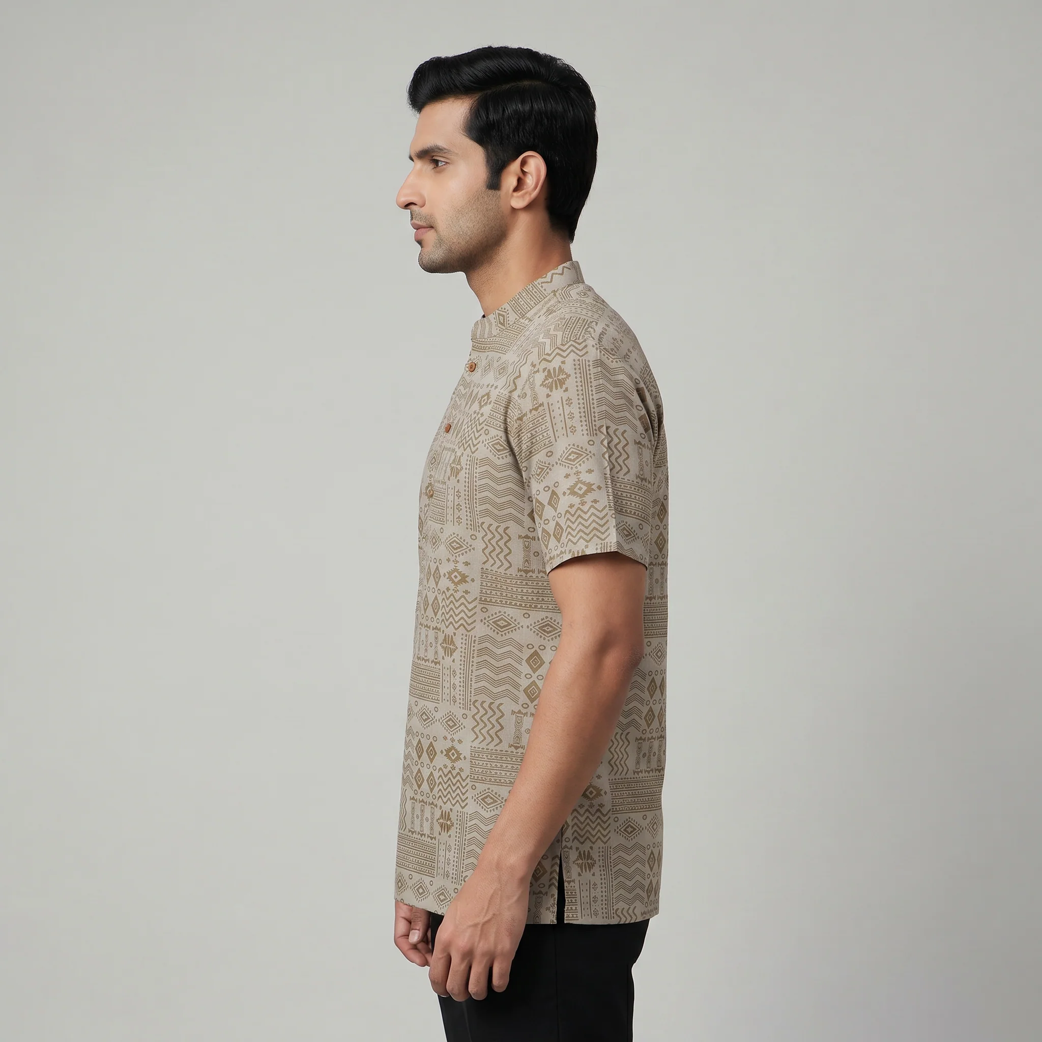 Cotton Printed Short Kurta - Image 2