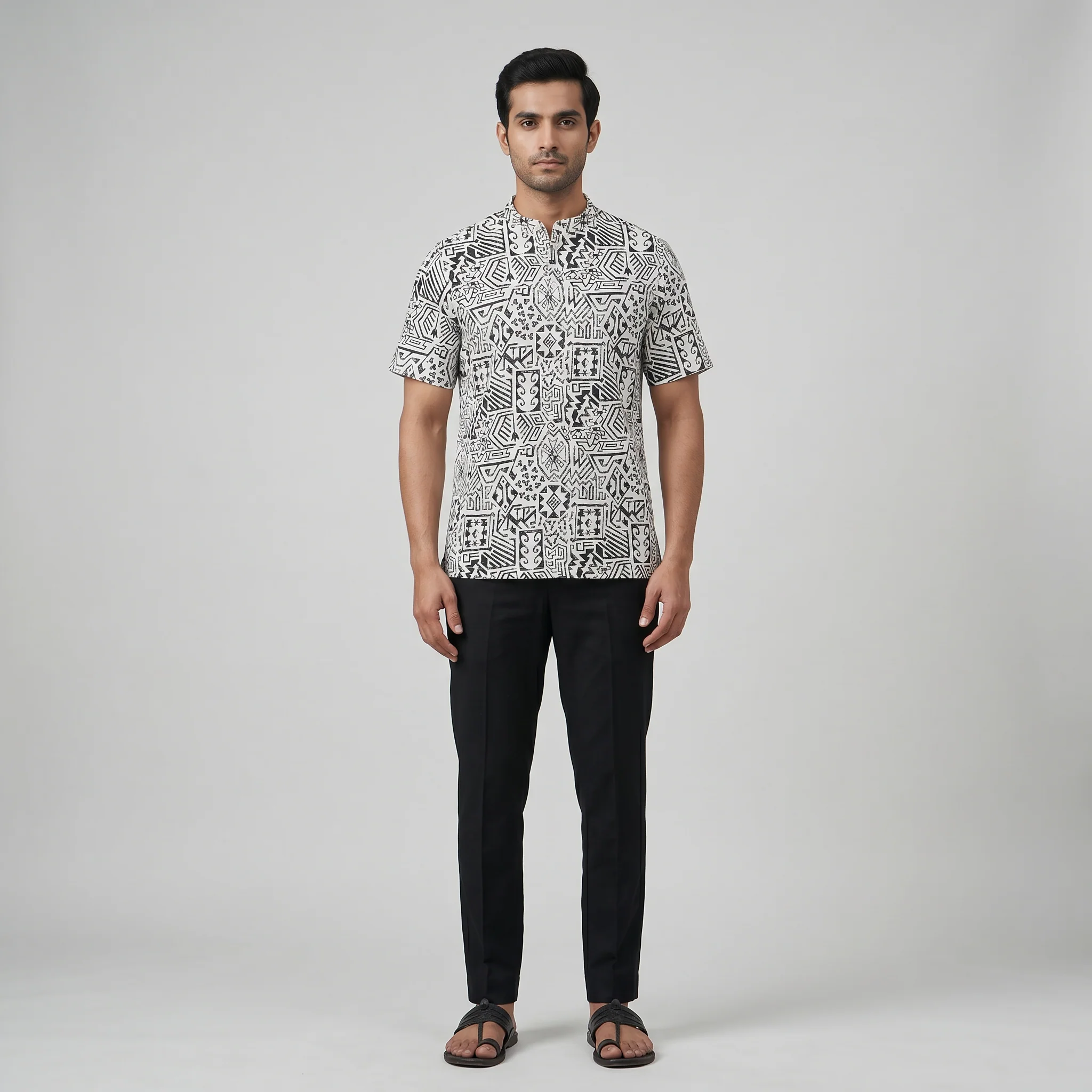 Cotton Printed Short Kurta