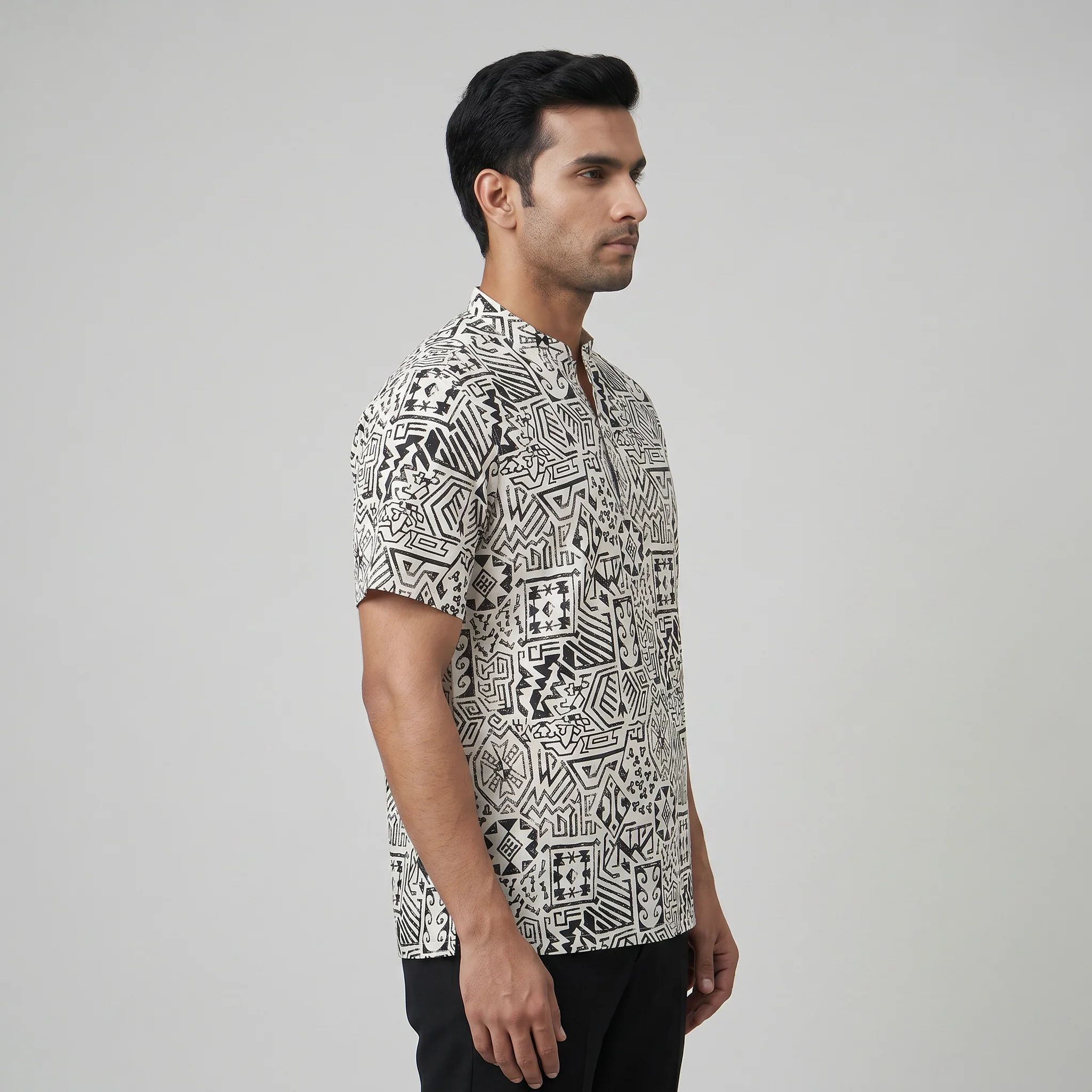 Cotton Printed Short Kurta - Image 2
