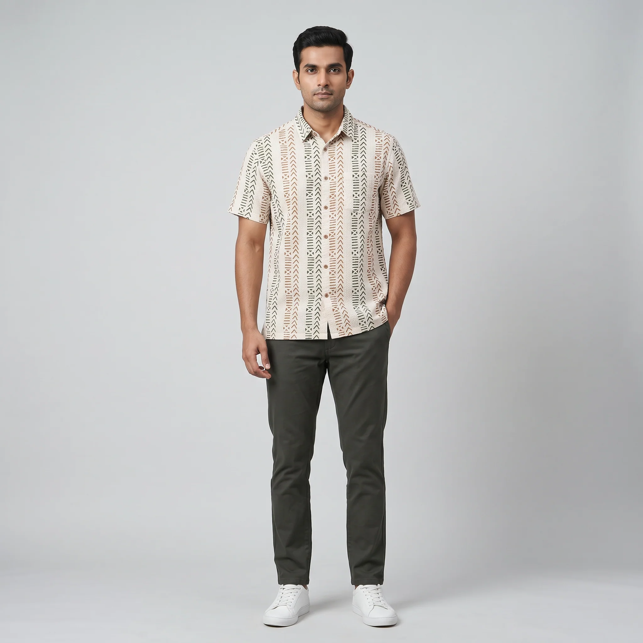 Cotton Printed Shirt