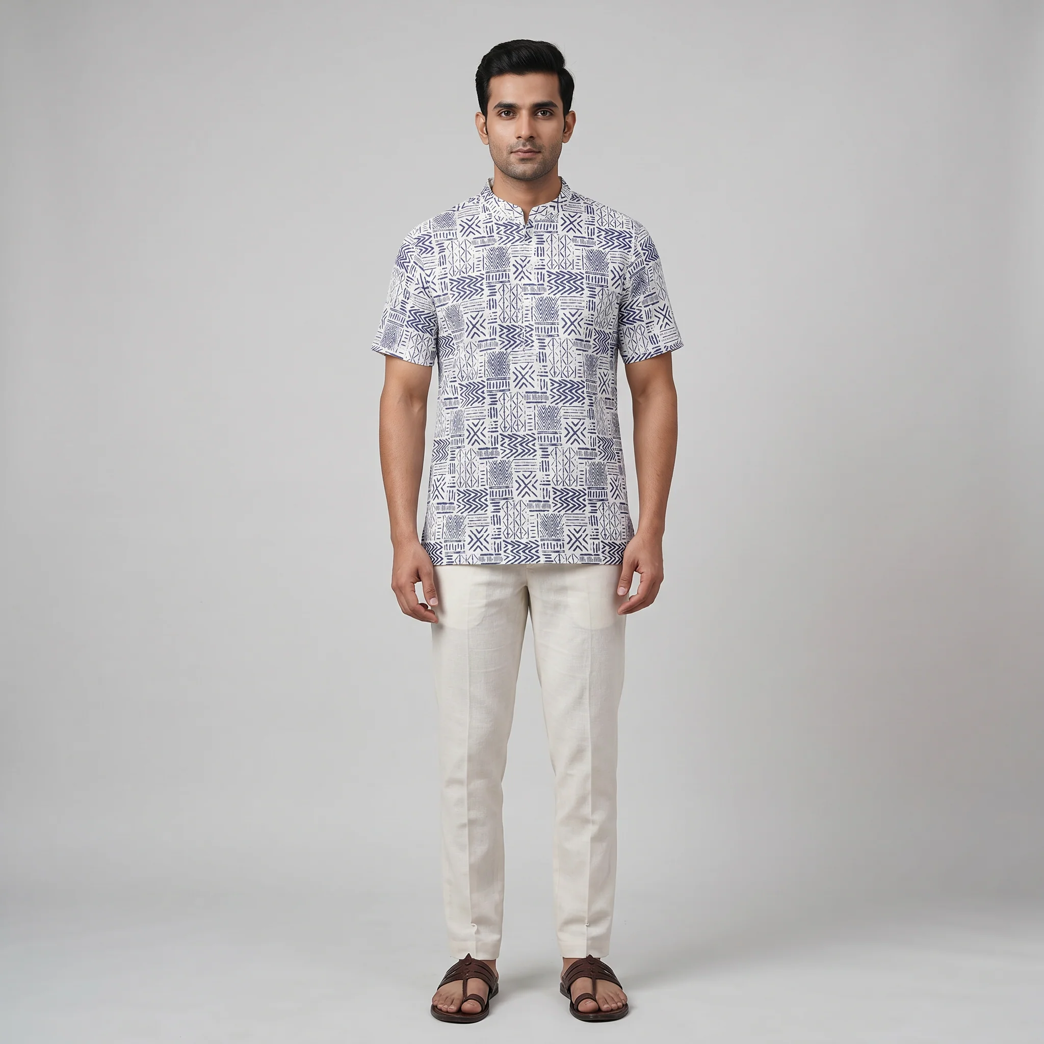 Cotton Printed Short Kurta
