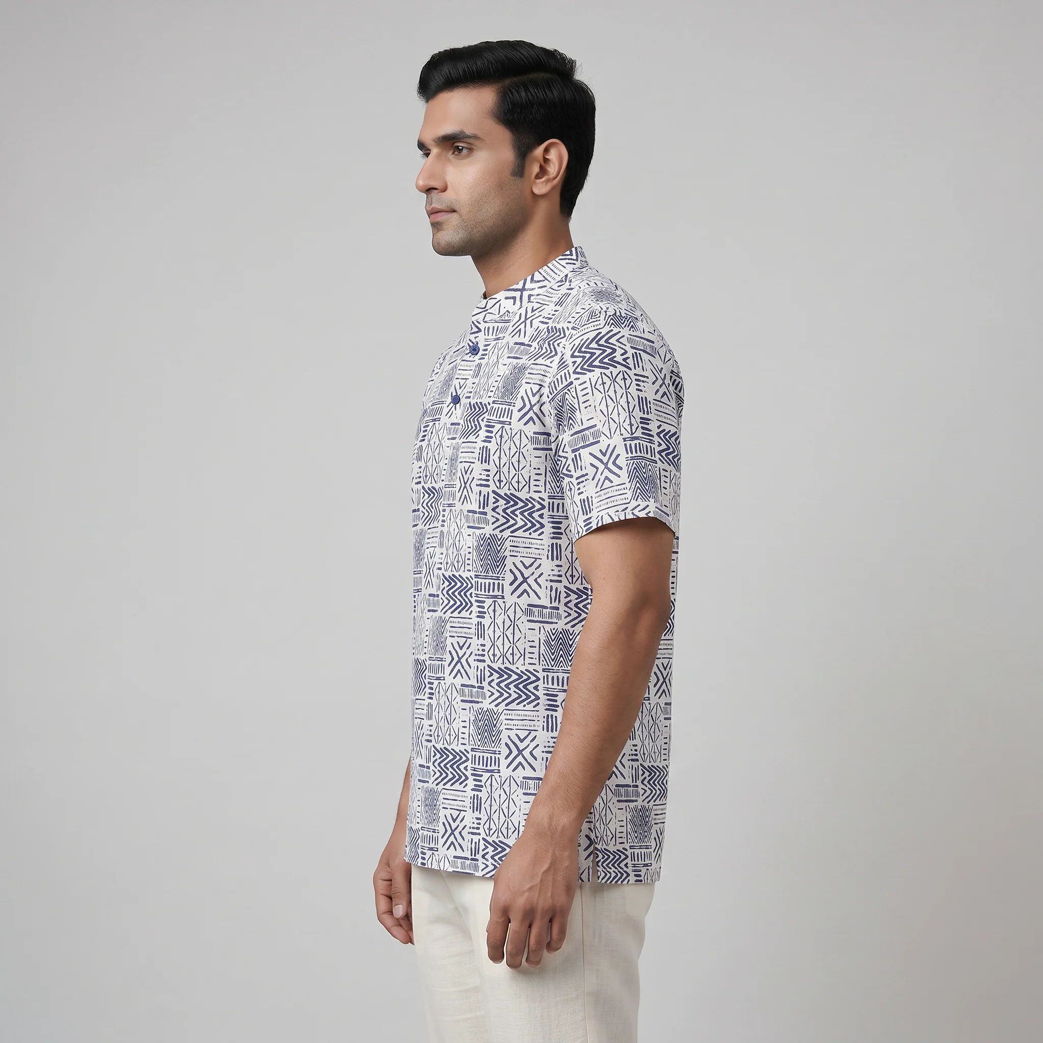 Cotton Printed Short Kurta - Image 2