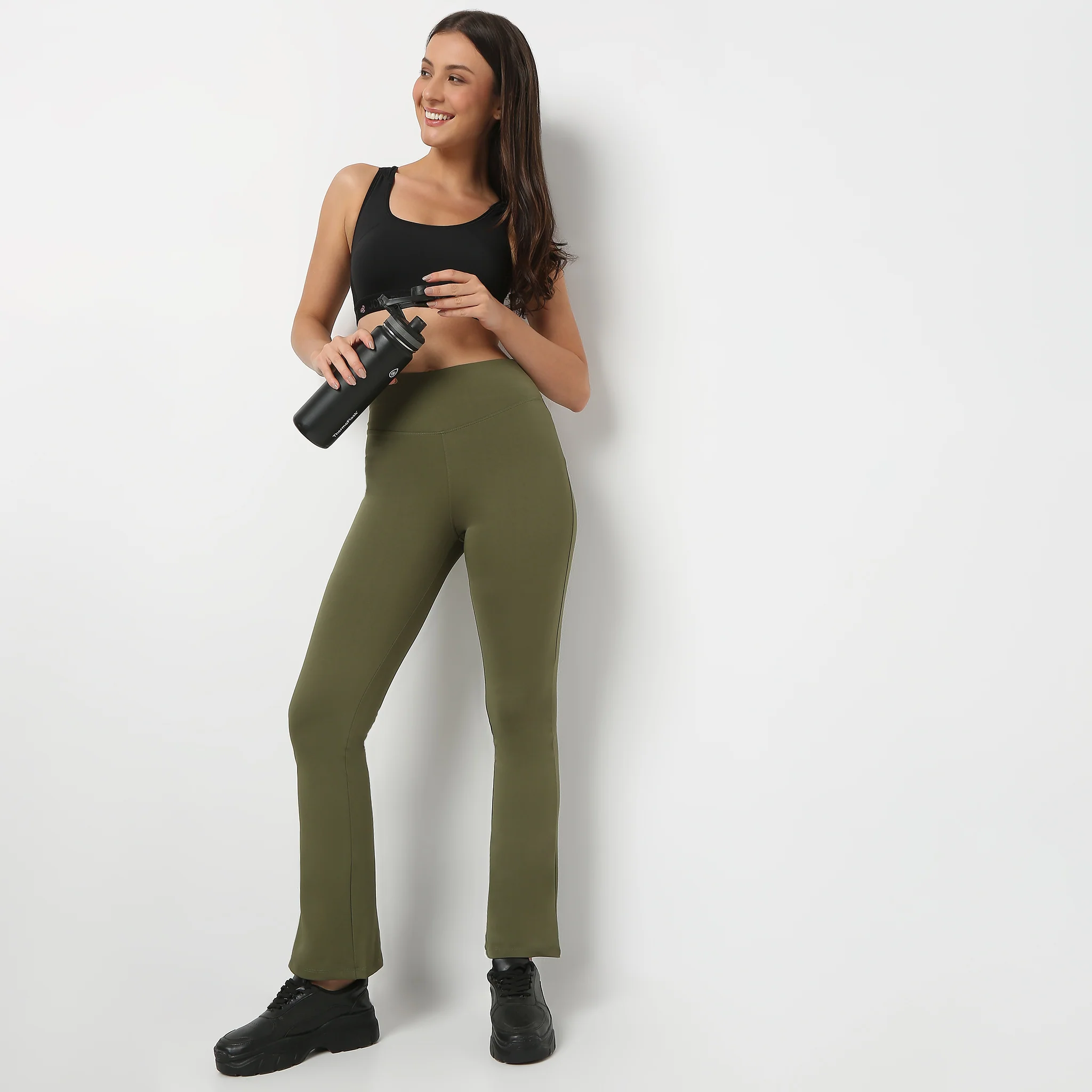 Air Dry Bootcut High Rise Leggings - Image 11