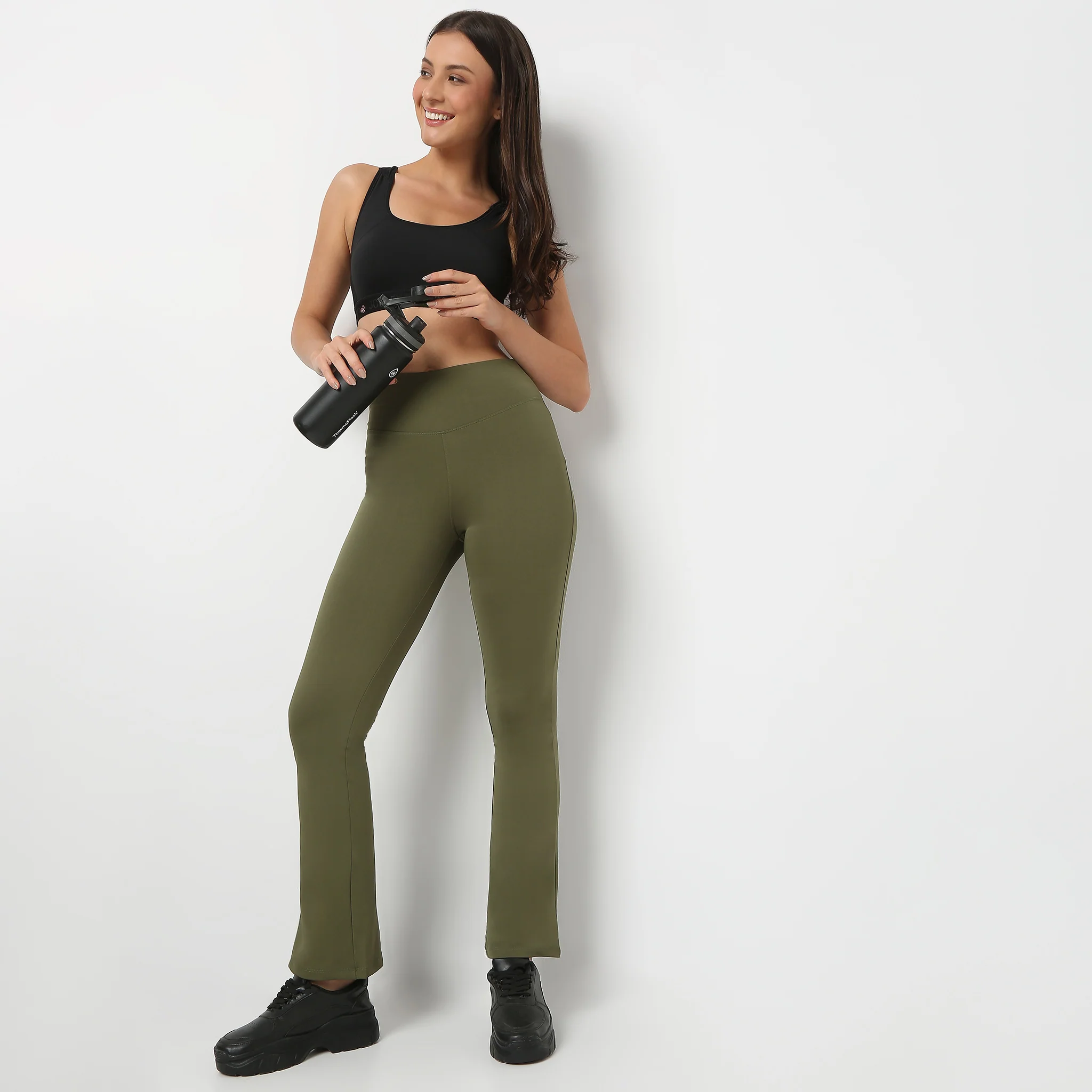 Air Dry Bootcut High Rise Leggings - Image 12