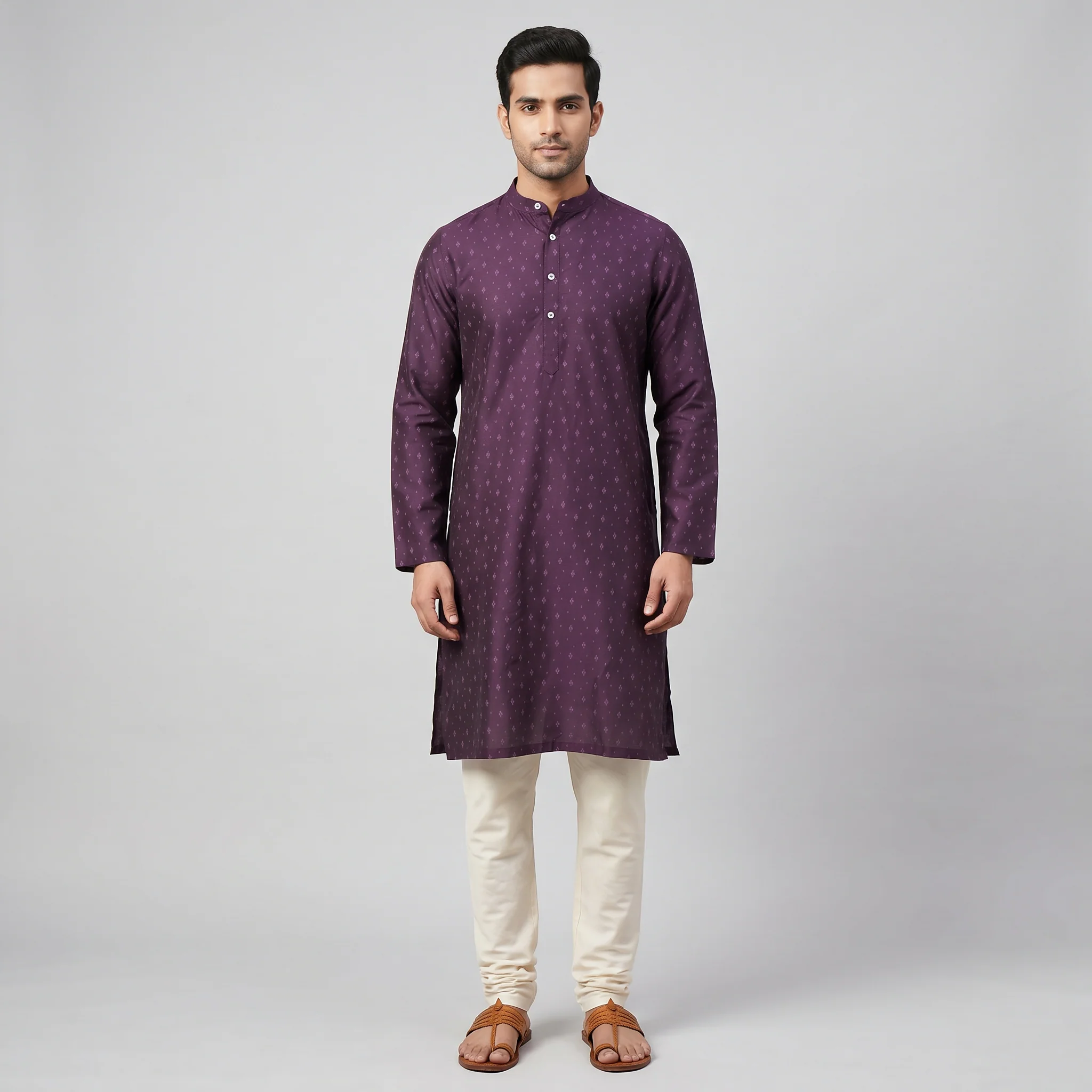 Printed Straight Long Kurta