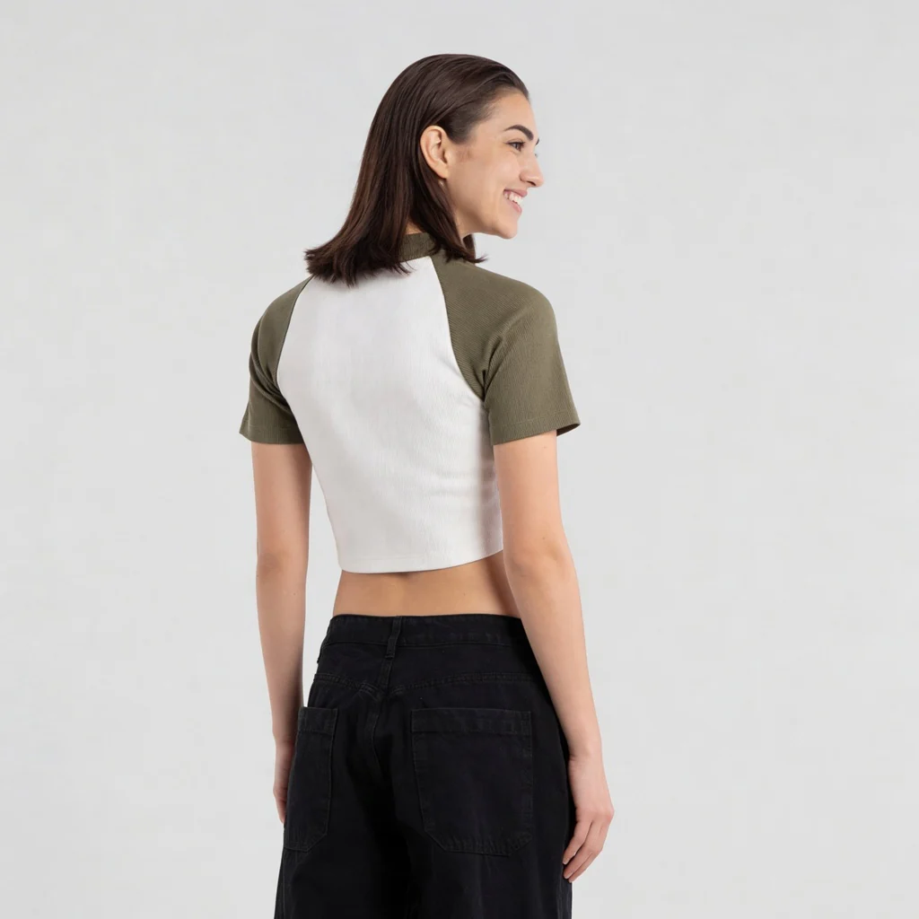 Mock Turtle Neck Slim Fit T-Shirt - Image 8