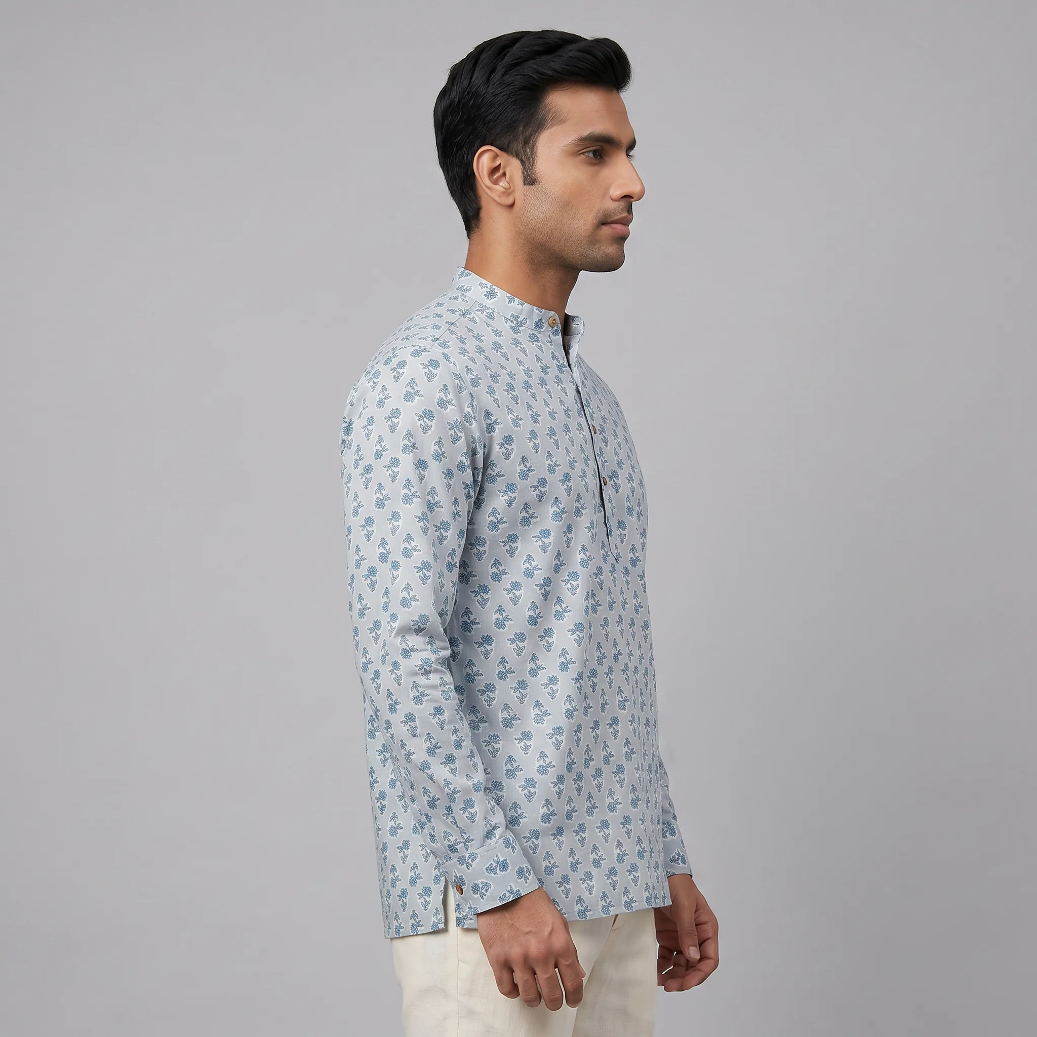 Cotton Printed Short Kurta - Image 2