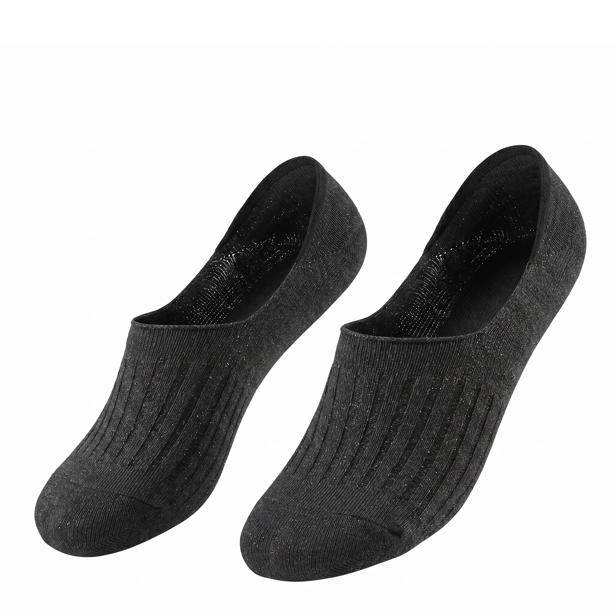 Men Solid No Show Socks - Pack of 3 - Image 2