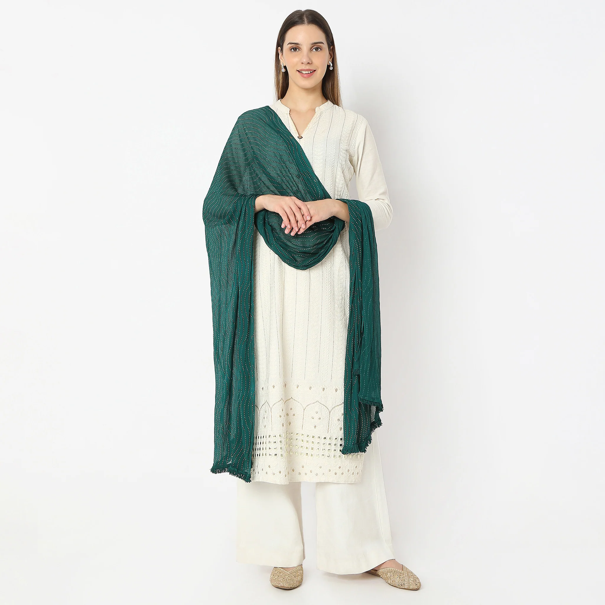 Nylon Embellished Dupatta - Image 10