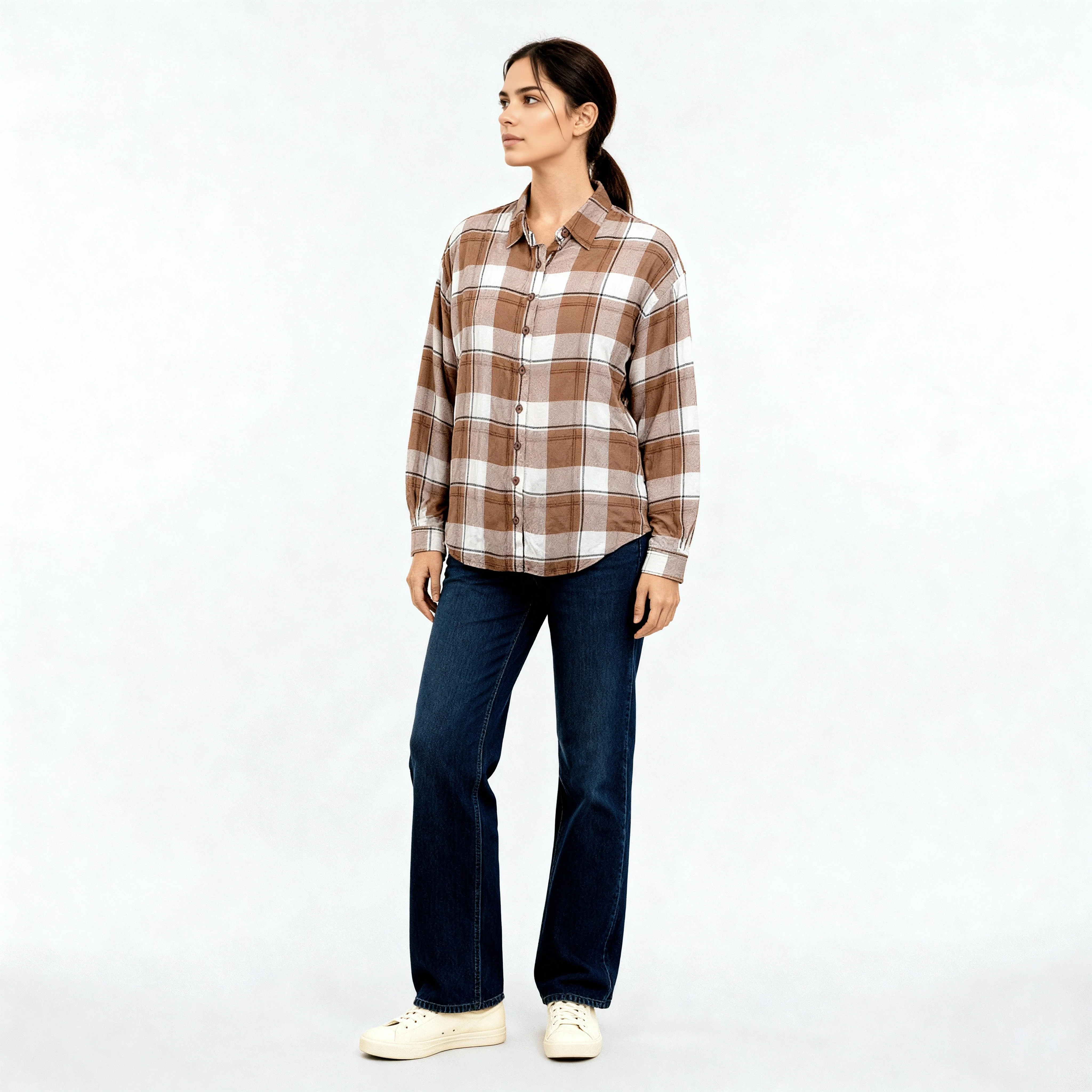 Oversize Checkered Betty Shirt - Image 6